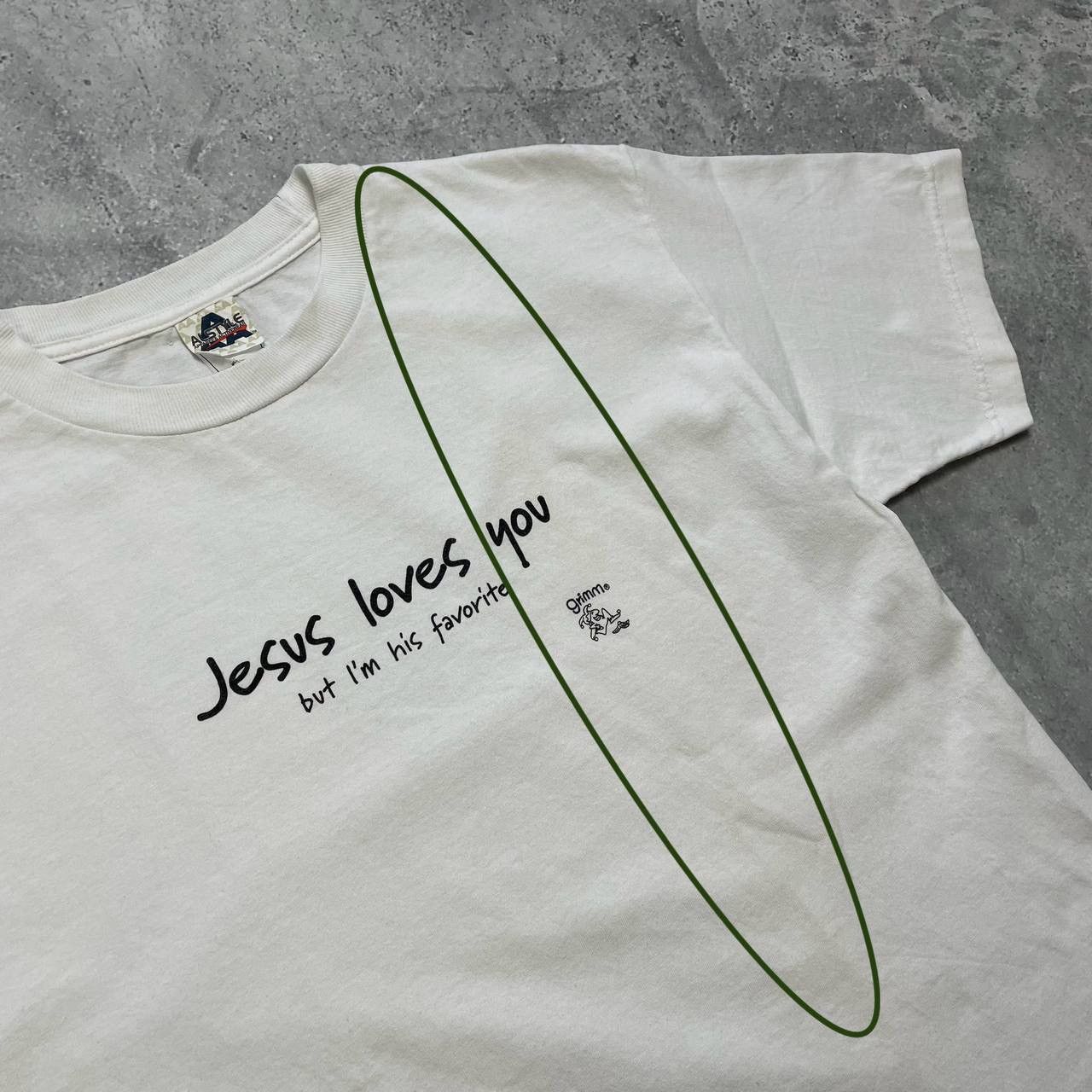 Vintage Vintage Quote Jesus Loves You, But I'm His Favorite T Shirt Size US M / EU 48-50 / 2 - 15 Thumbnail