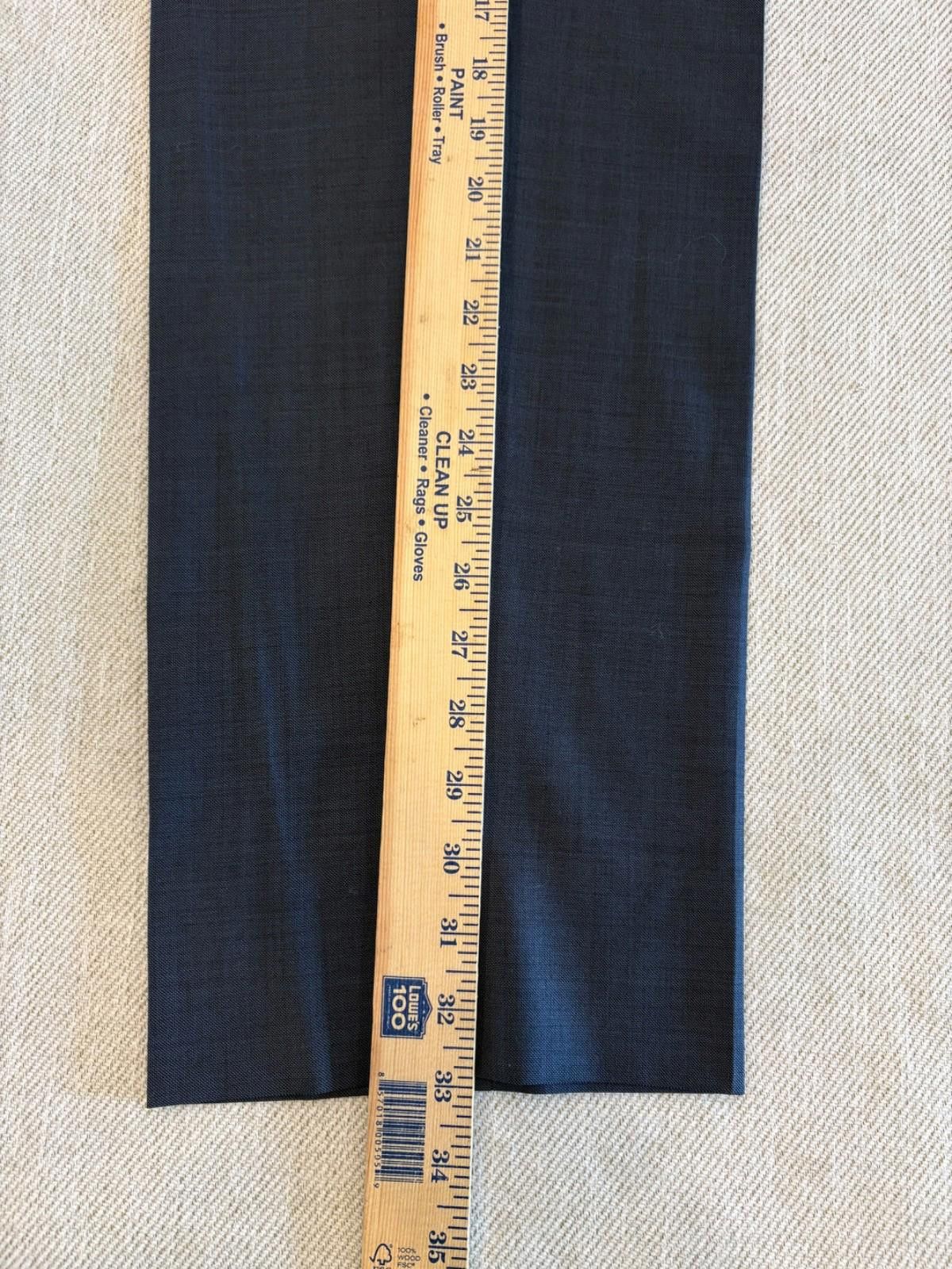 Zanella Zanella Platinum "Parker" Trousers 38R Sharkskin Wool Italy Size US 38 / EU 54 - 4 Thumbnail