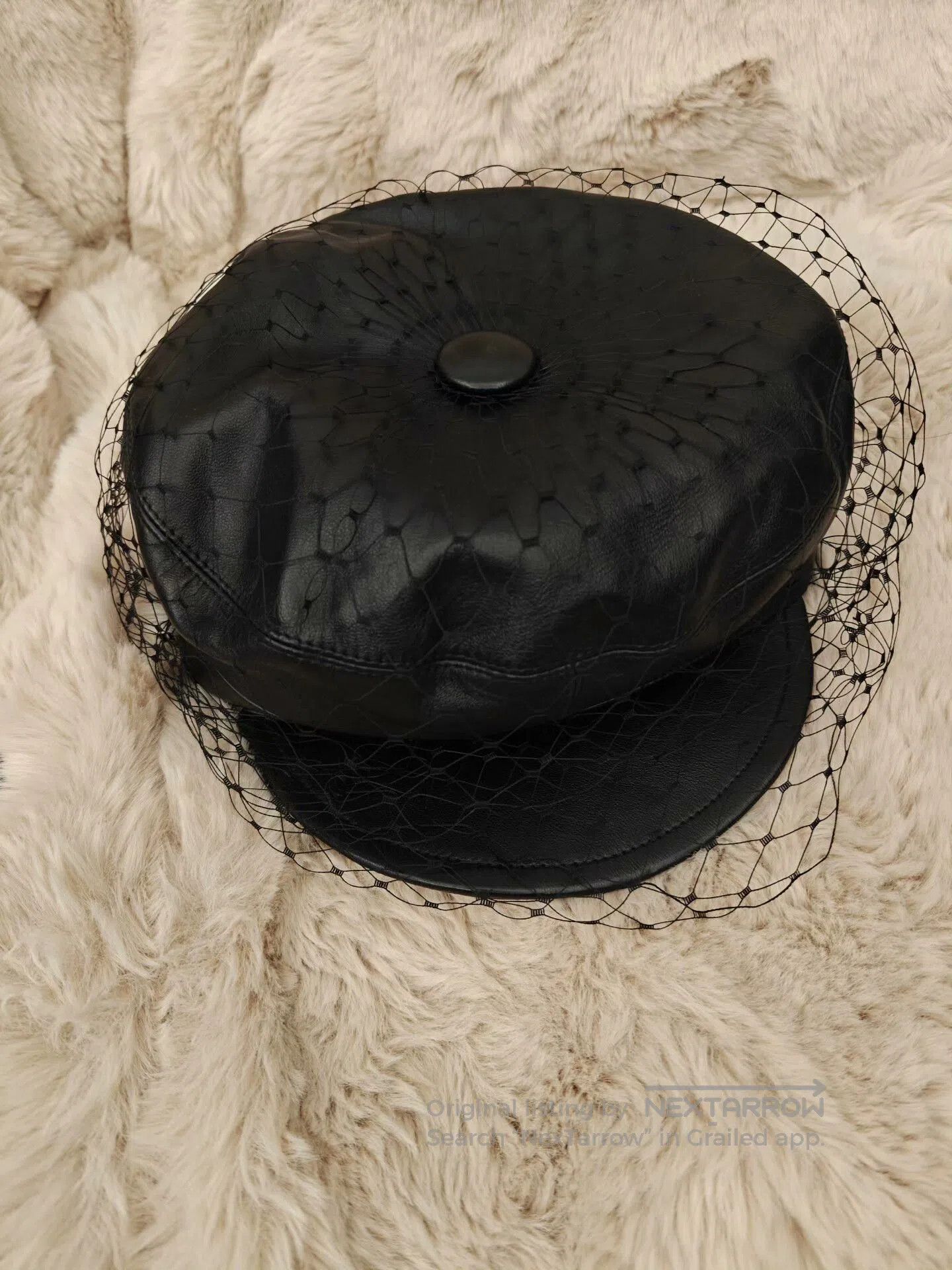 Dior Dior Black Tulle Beret Size 59. Size ONE SIZE - 1 Thumbnail