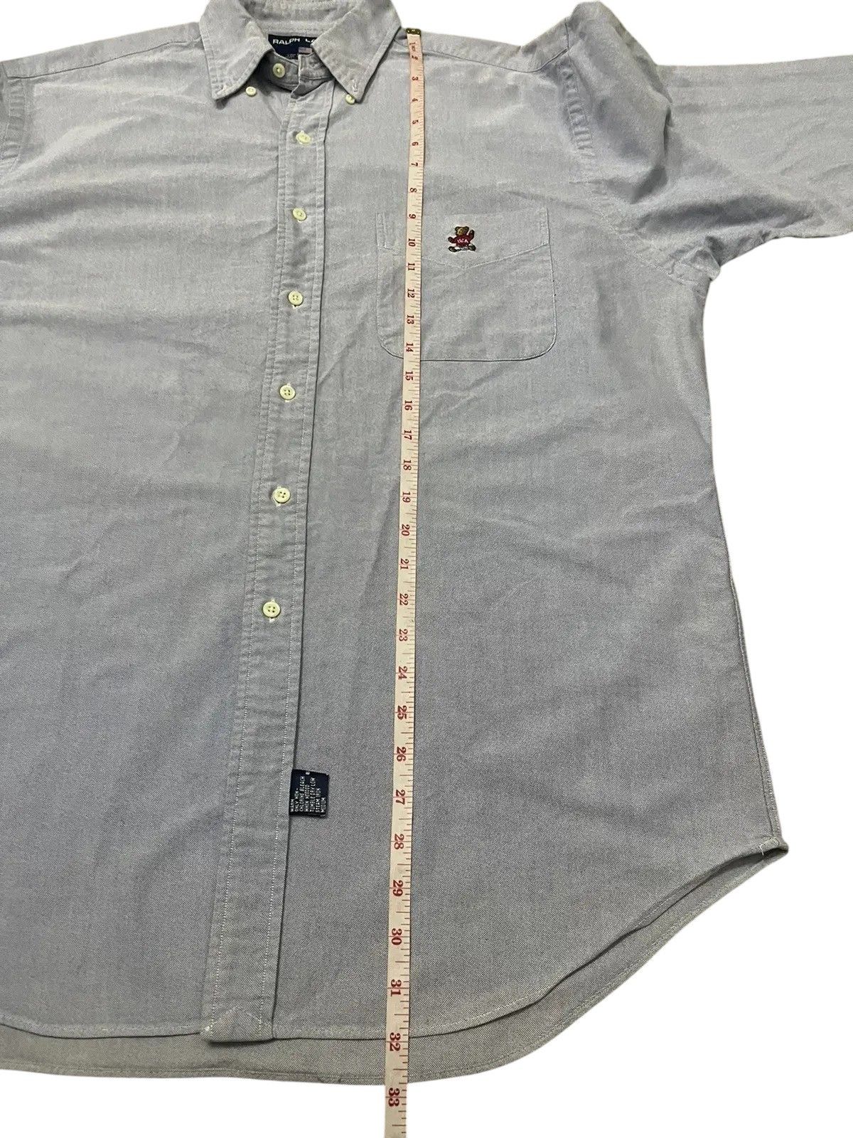 Polo Ralph Lauren Vtg 90s Ralph Lauren Sport "The Big Shirt" Polo Bear Oxford Size US S / EU 44-46 / 1 - 11 Thumbnail