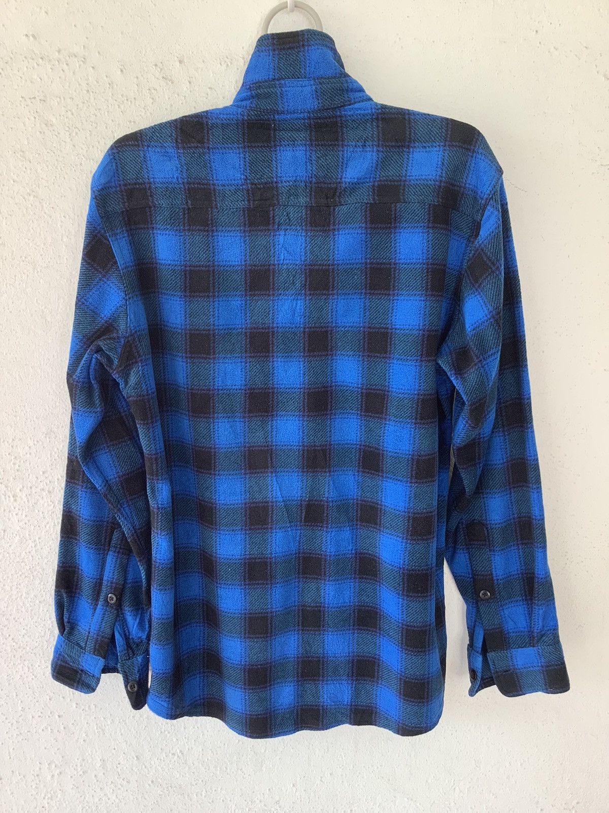 Flannel × Japanese Brand × Vintage Japan Brand Uniqlo Flannel Shirt Size US M / EU 48-50 / 2 - 2 Thumbnail