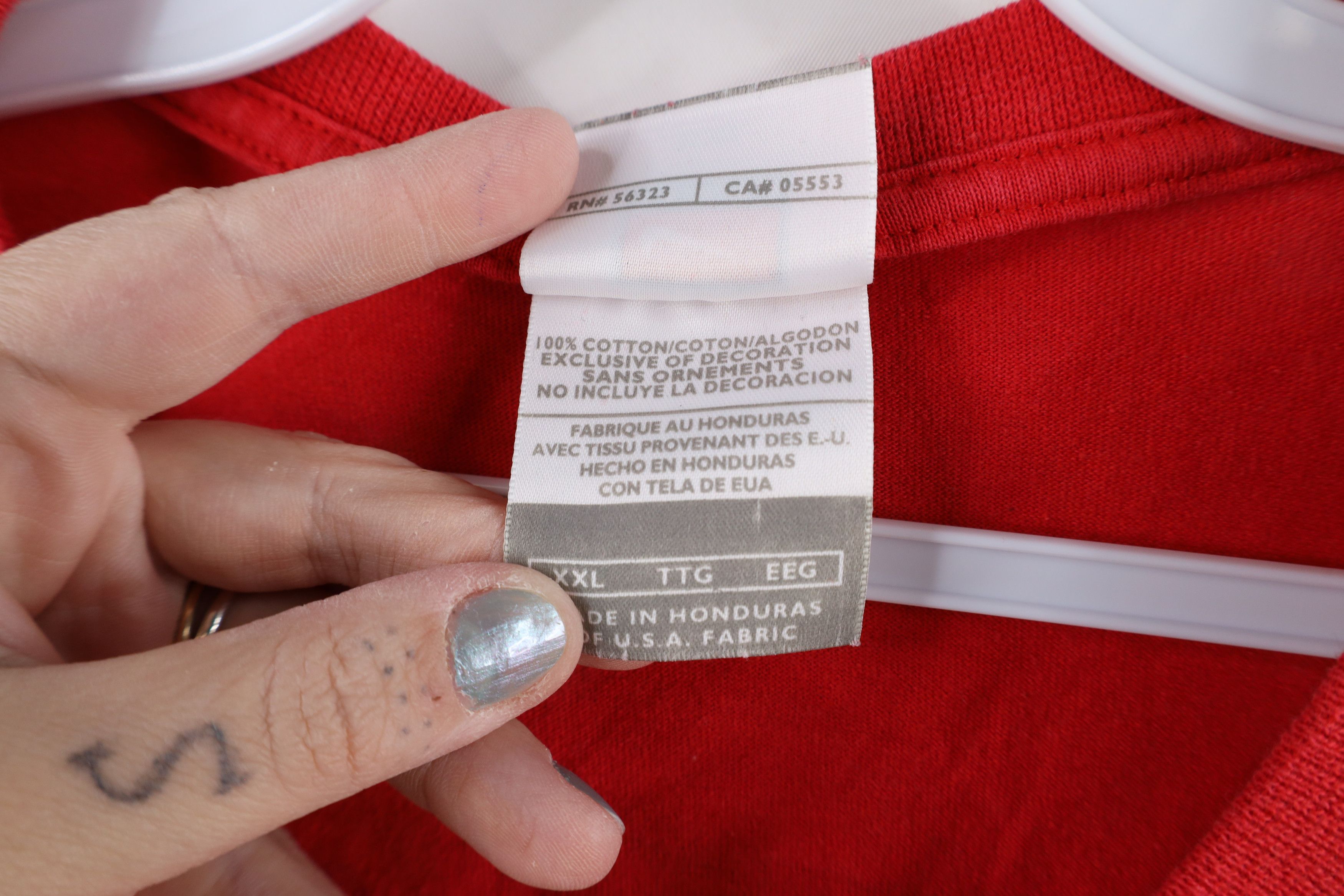 Nike × Vintage Vintage Nike Swoosh Dot the I Ohio State University Shirt Size US XXL / EU 58 / 5 - 9 Thumbnail