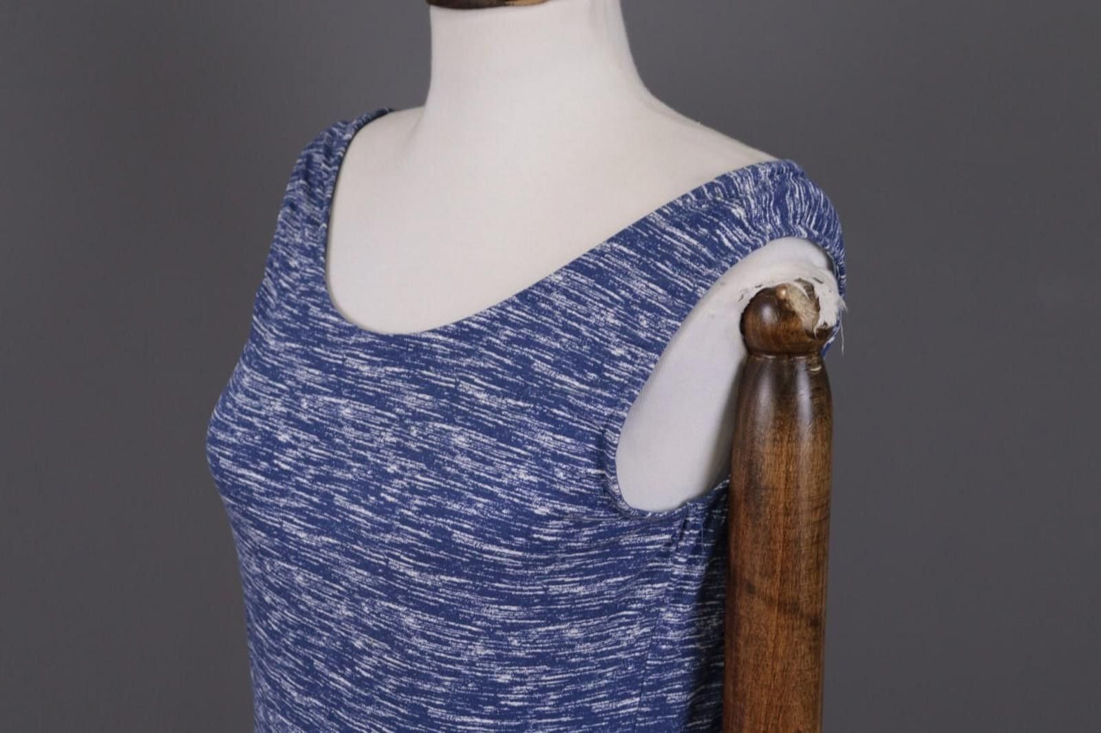 Designer Elisa Cavaletti Sono Italiana Blue Printed Long Dress Size L Size L / US 10 / IT 46 - 10 Thumbnail