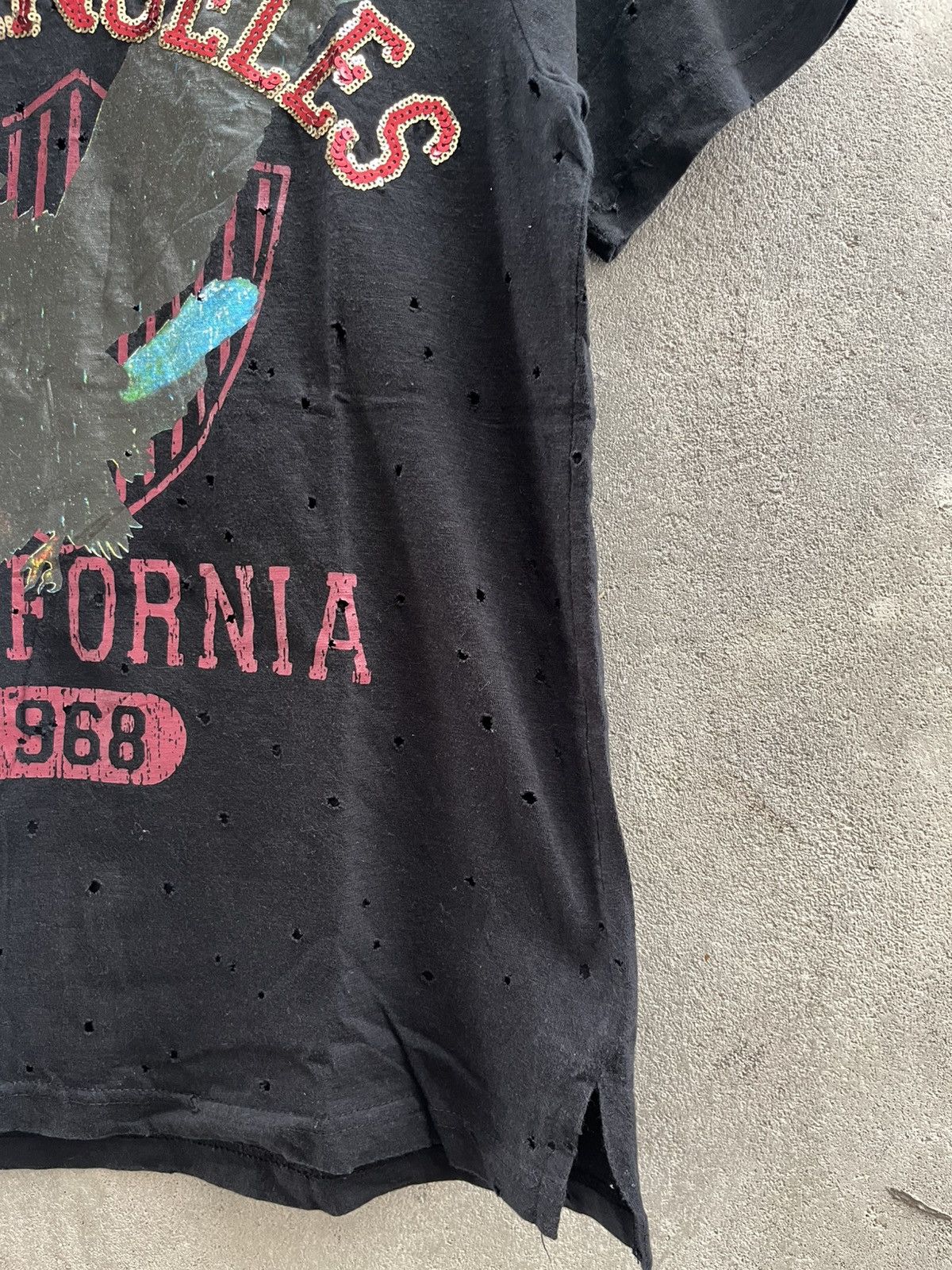 20471120 × If Six Was Nine × Le Grande Bleu (L.G.B.) 2000s UNDERSTAR – Studded Rhinestone, Destroyed Punk Style Size US S / EU 44-46 / 1 - 6 Thumbnail