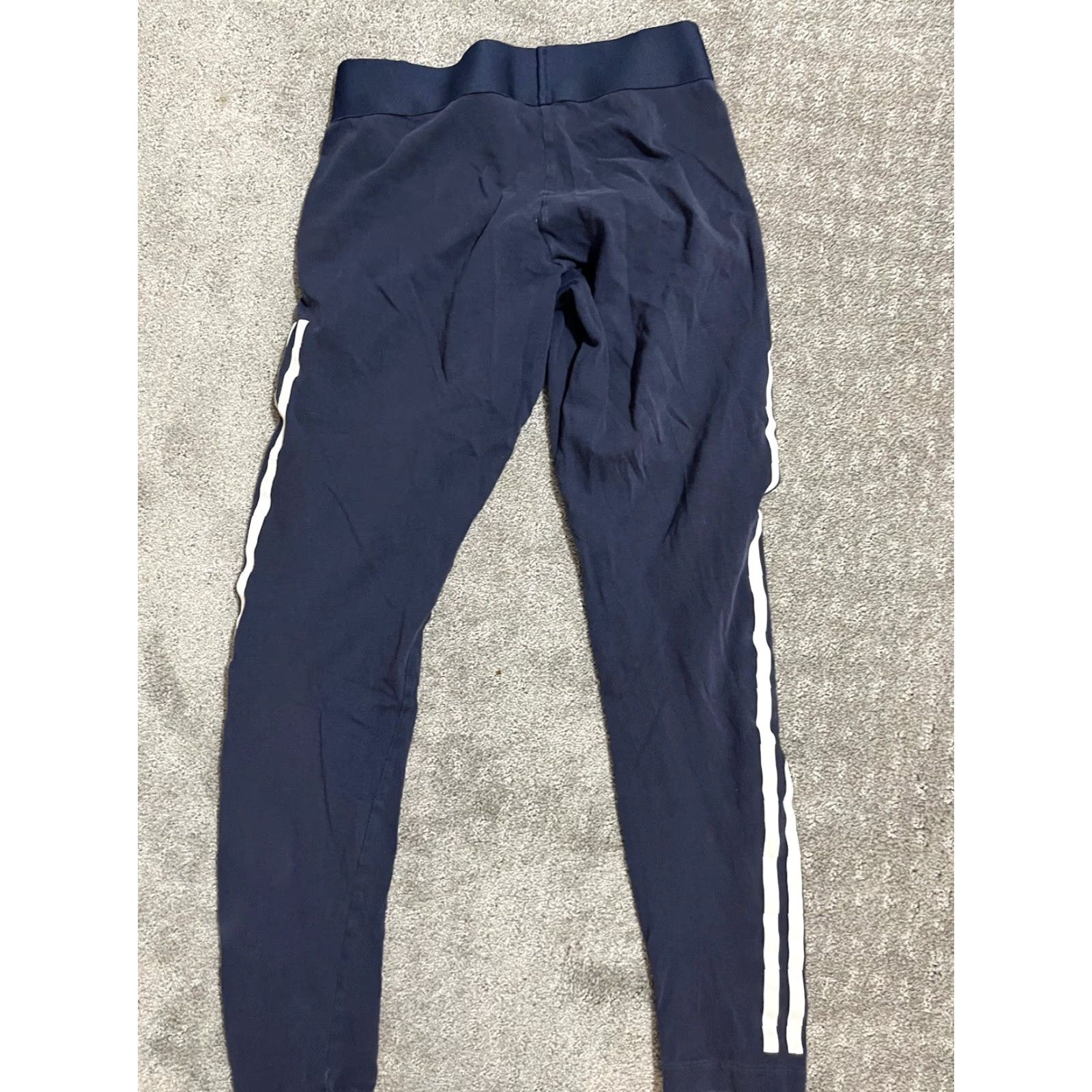 Adidas Adidas Leggings Women Small Navy Blue Activewear 32in Inseam S87551 Compression Pants USA Size S Womens Size 28" / US 6 / IT 42 - 3 Thumbnail