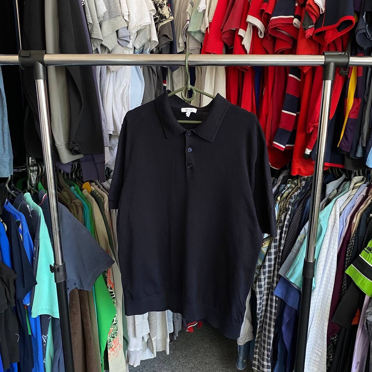 Designer × Reiss Designer Reiss Basic oldmoney luxury streetwear polo Size US XL / EU 56 / 4 - 1 Thumbnail