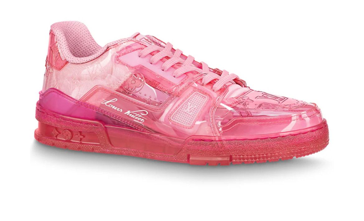 Louis Vuitton Louis Vuitton trainer sneakers Pink PVC Size US 6.5 / EU 39-40 - 7 Thumbnail