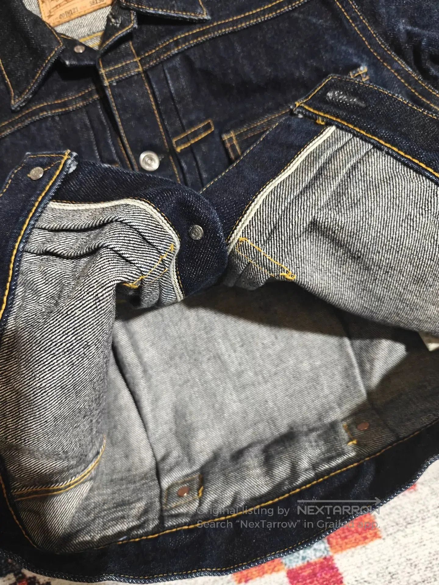 Samurai Jeans SAMURAI S551XX 25OZ 20th Anniversary Denim Jacket. Size US M / EU 48-50 / 2 - 6 Thumbnail