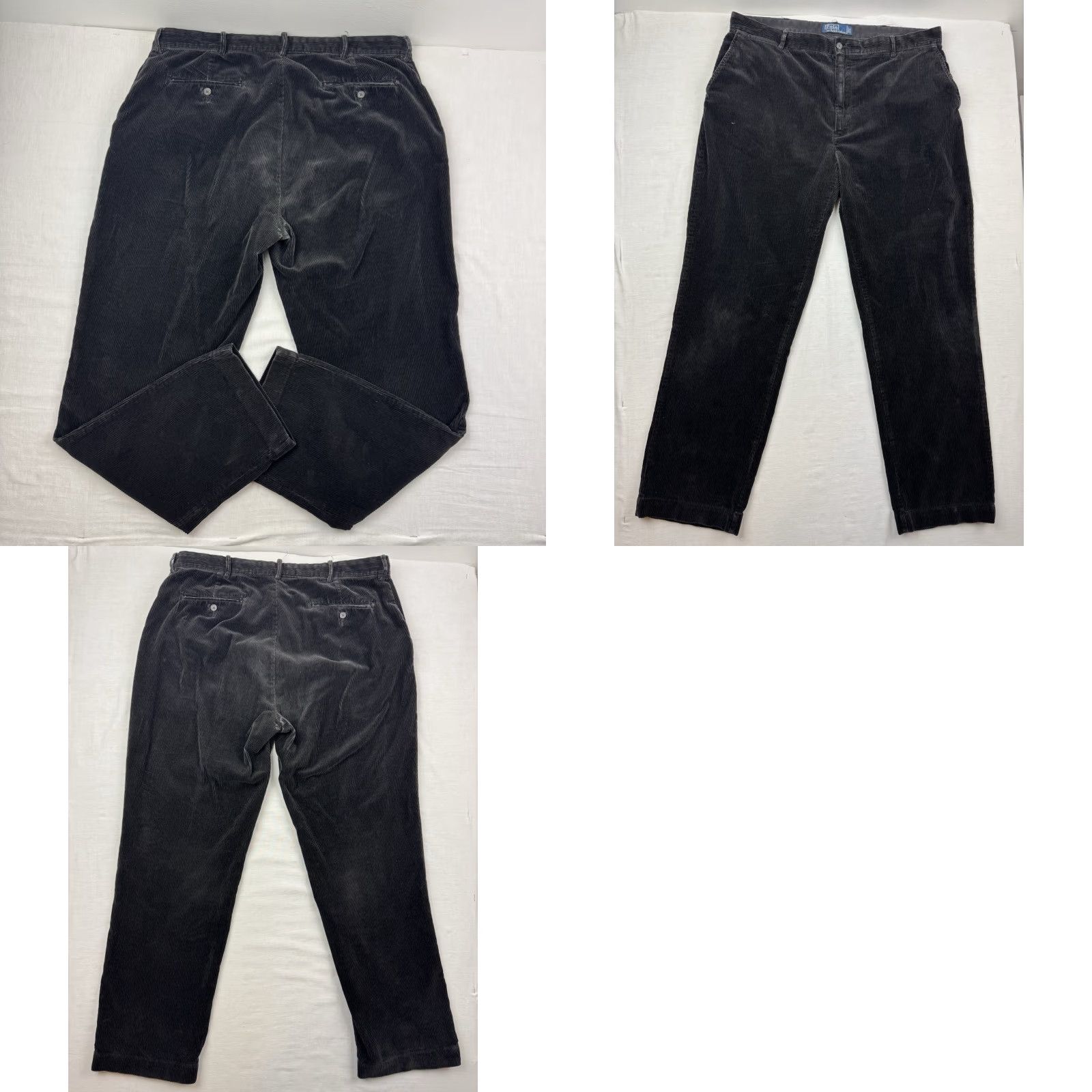 Polo Ralph Lauren VINTAGE Polo Ralph Lauren Corduroy Pants Mens Adult 38x32 Black 90s Polo Ralph Lauren Corduroy Pants Men's 90s Vintage Size US M / EU 48-50 / 2 - 9 Thumbnail