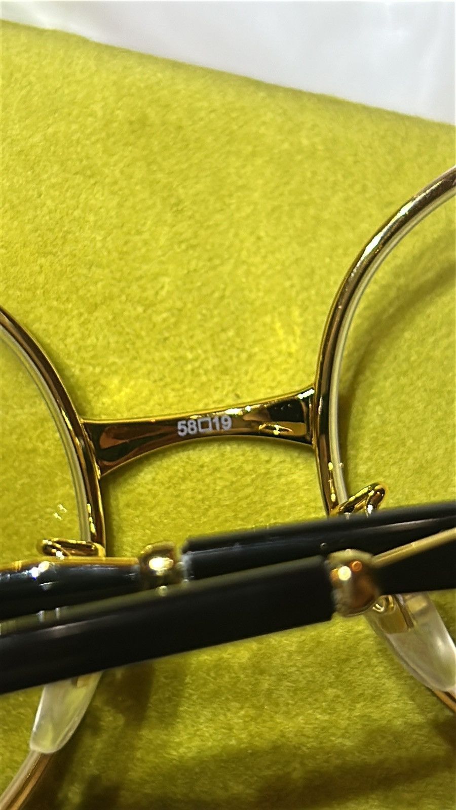 Gucci Gucci Demo Round Ladies Eyeglasses GG0596OA 003 58 Size ONE SIZE - 3 Thumbnail