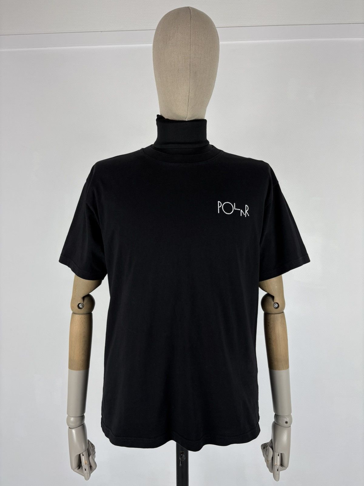 Polar Skate Co. Men's Polar Stroke Big Logo Black Print Short Sleeve T-Shirt Size US M / EU 48-50 / 2 - 2 Thumbnail