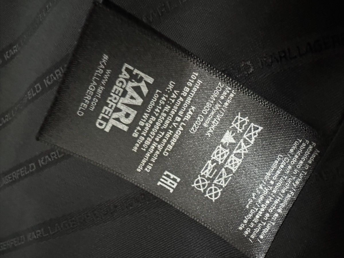 Karl Lagerfeld Karl Lagerfeld Black Leather Moto Jacket Size M Size US M / EU 48-50 / 2 - 3 Thumbnail