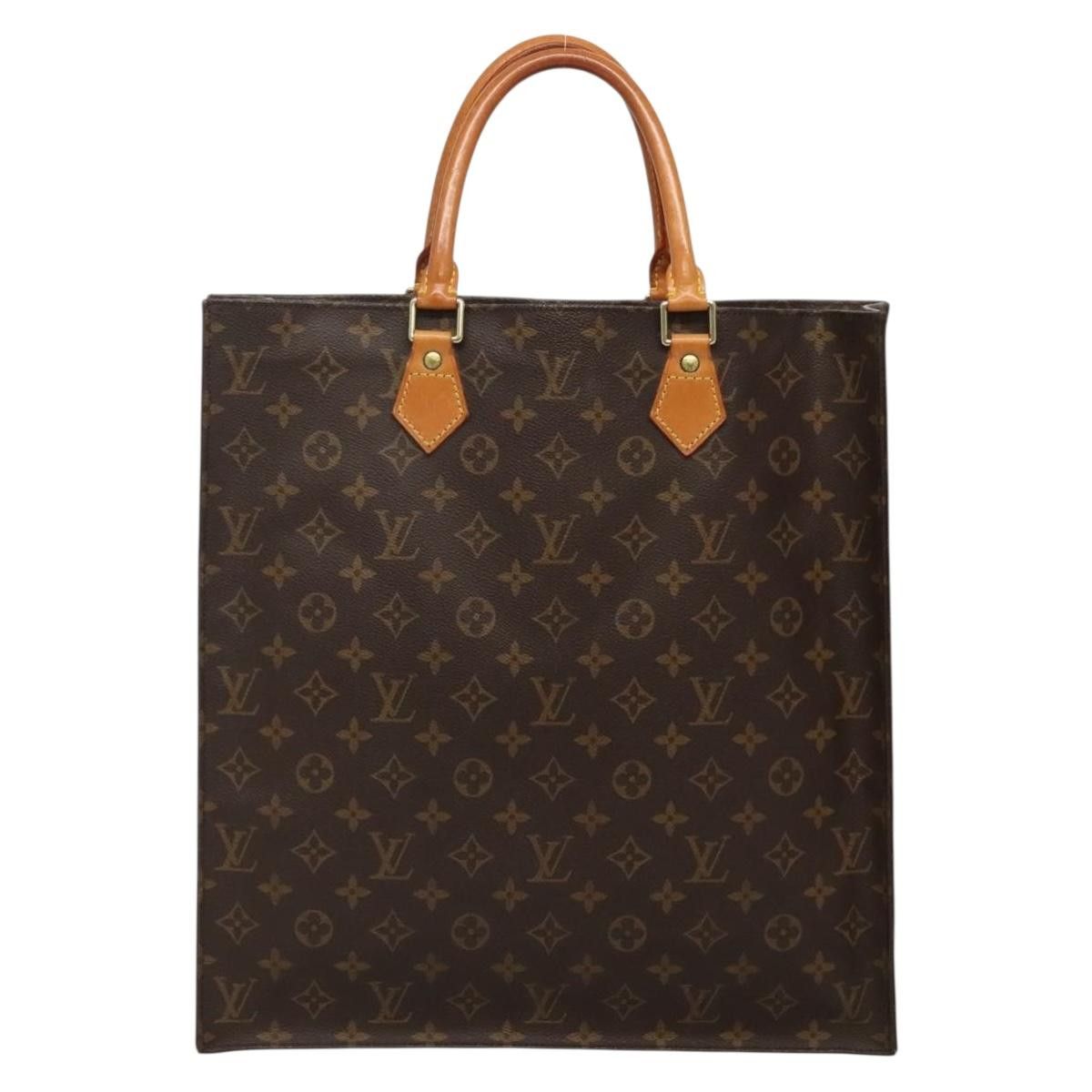 Louis Vuitton LOUIS VUITTON Monogram Sac Plat Hand Bag M51140 Size ONE SIZE - 3 Thumbnail