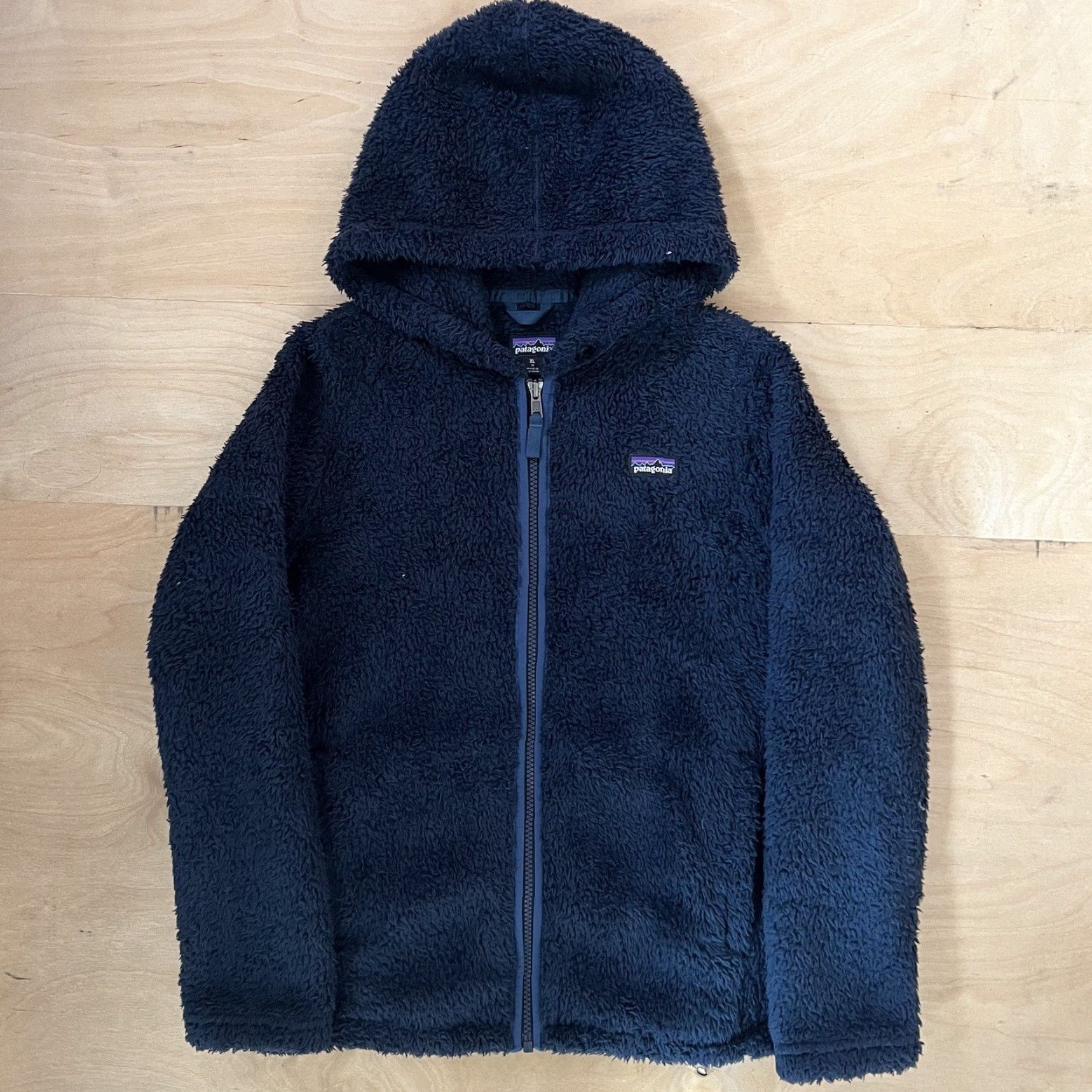 Patagonia Patagonia Los Gatos Jacket Girls XL Blue Fleece Full Zip Hooded Outerwear Size XL / US 12-14 / IT 48-50 - 2 Thumbnail