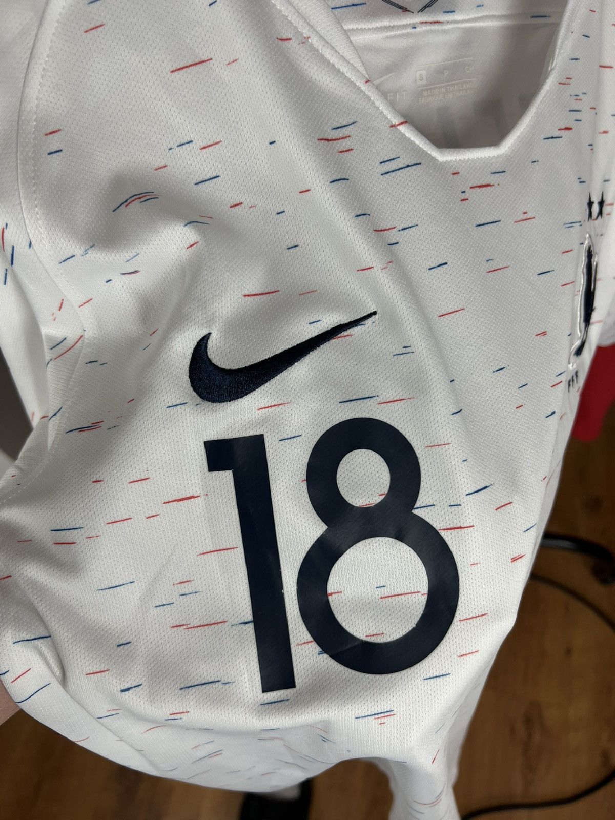 Nike Soccer Jersey Nike France 2018/19 Fekir #18 Size US S / EU 44-46 / 1 - 4 Thumbnail