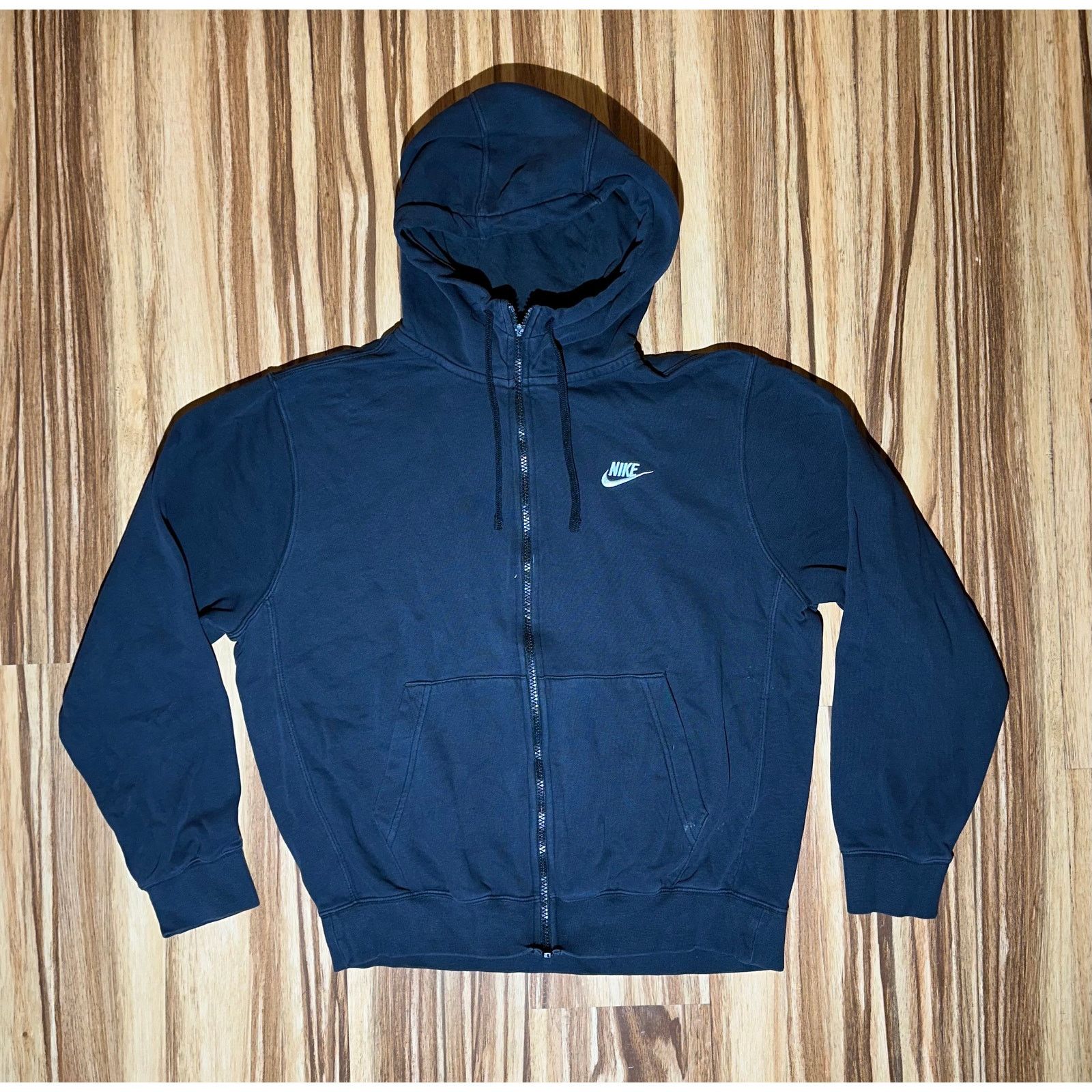 Nike Nike Black Zip Up Hoodie Size Medium Size US M / EU 48-50 / 2 - 1 Thumbnail