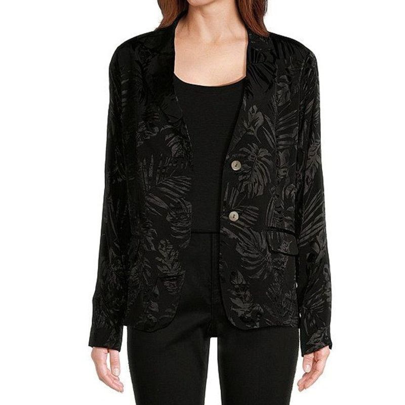 Tommy Bahama XL/16 | TOMMY BAHAMA Women’s Satin Jacquard Blazer Jacket Size XL / US 12-14 / IT 48-50 - 17 Thumbnail