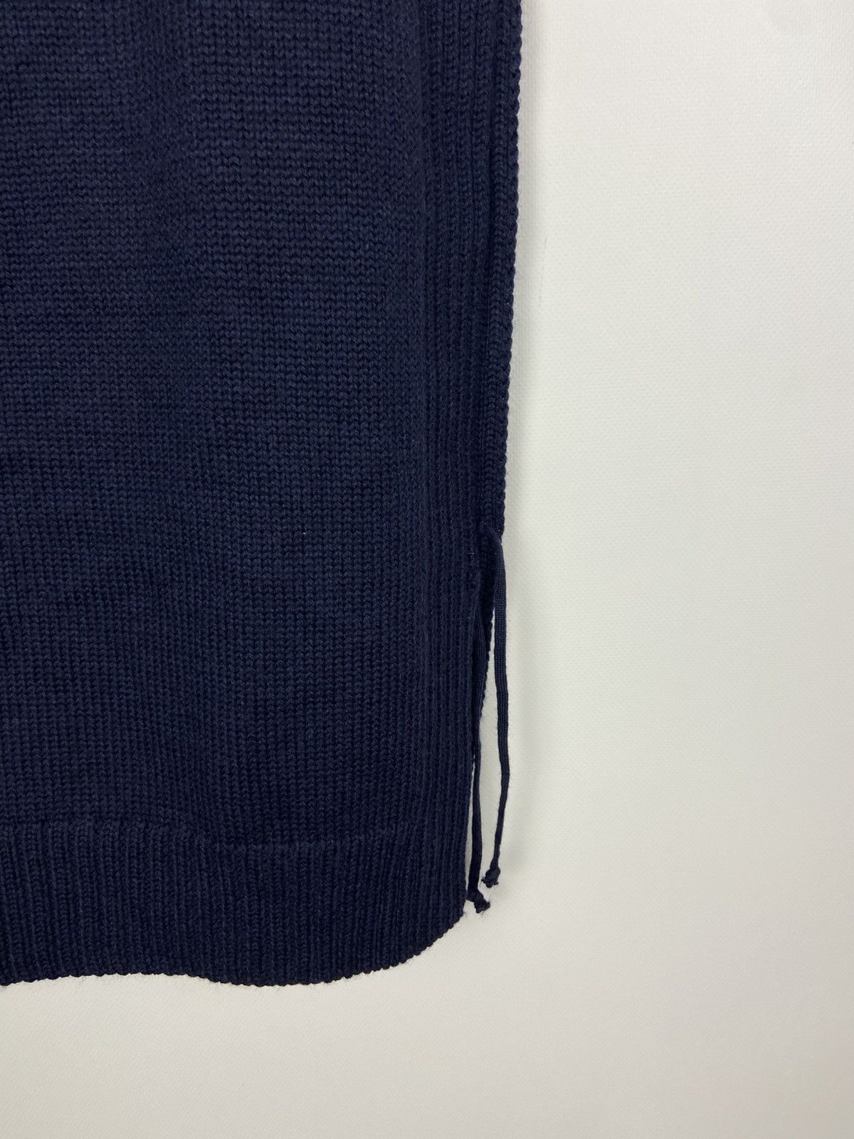 Designer × Fabiana Filippi Fabiana Filippi Sleeveless Roll-Neck Vest Blue Women’s Wool Size L / US 10 / IT 46 - 5 Thumbnail