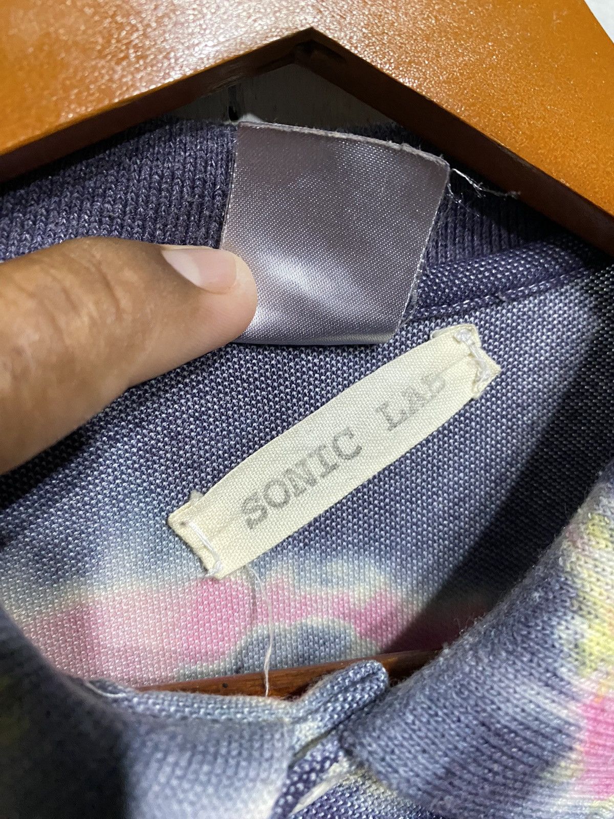 Designer × Japanese Brand × Sonic Lab Sonic Lab Tie Dye Polo Tee Size US M / EU 48-50 / 2 - 10 Thumbnail