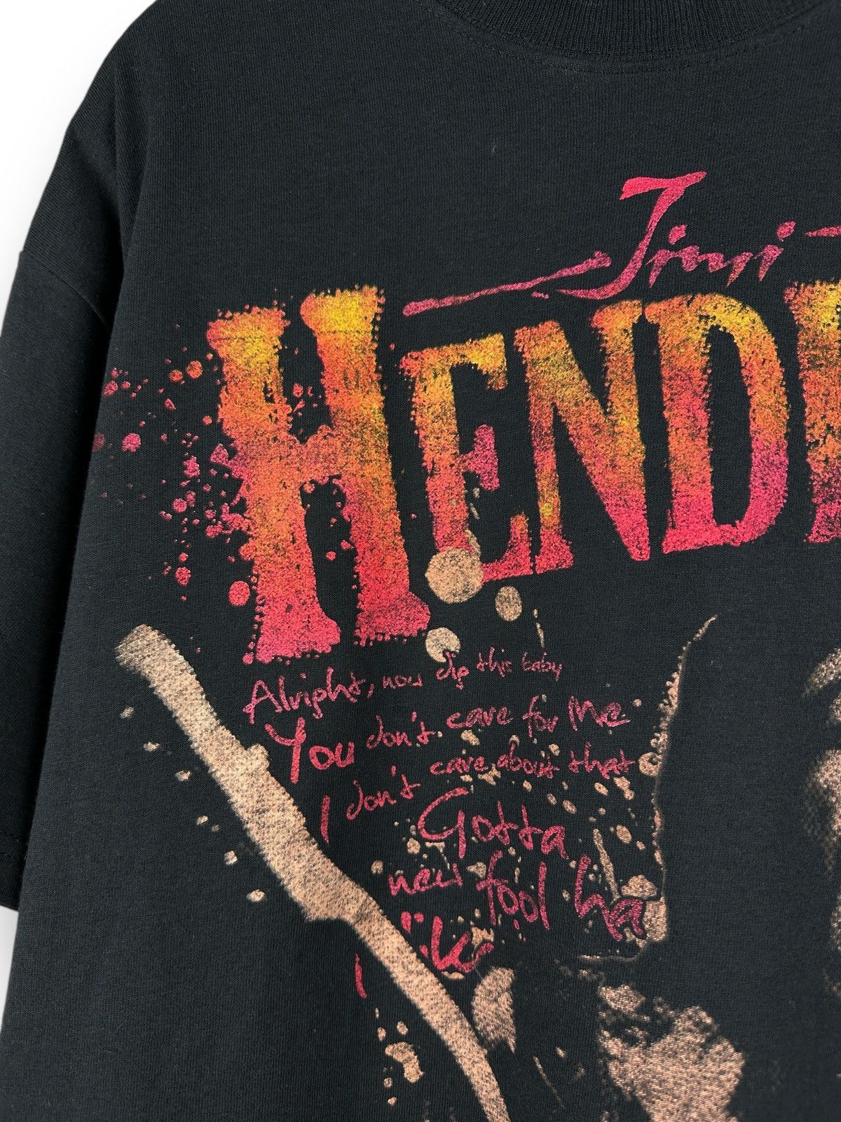 Jimi Hendrix × Vintage × Zion Rootswear Vintage 2009 Jimi Hendrix Fire T-Shirt Zion Tag Size US L / EU 52-54 / 3 - 8 Thumbnail