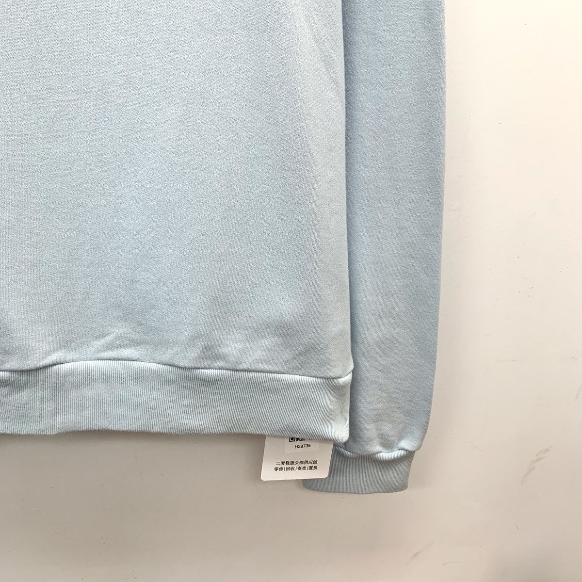 Louis Vuitton Louis Vuitton Light Blue Logo Letter Sweatshirt K26WX Size US XL / EU 56 / 4 - 4 Thumbnail