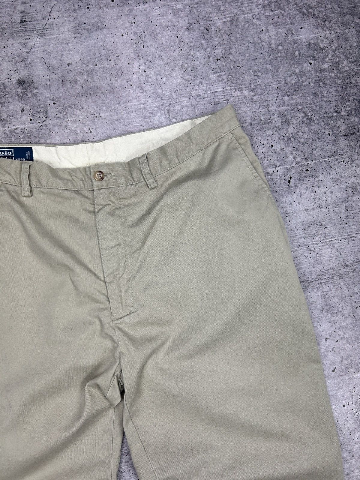 Designer × Polo Ralph Lauren × Vintage Vintage Polo Ralph Lauren Y2K Style Gordon ChinoBeige Pants Size US 38 / EU 54 - 6 Thumbnail