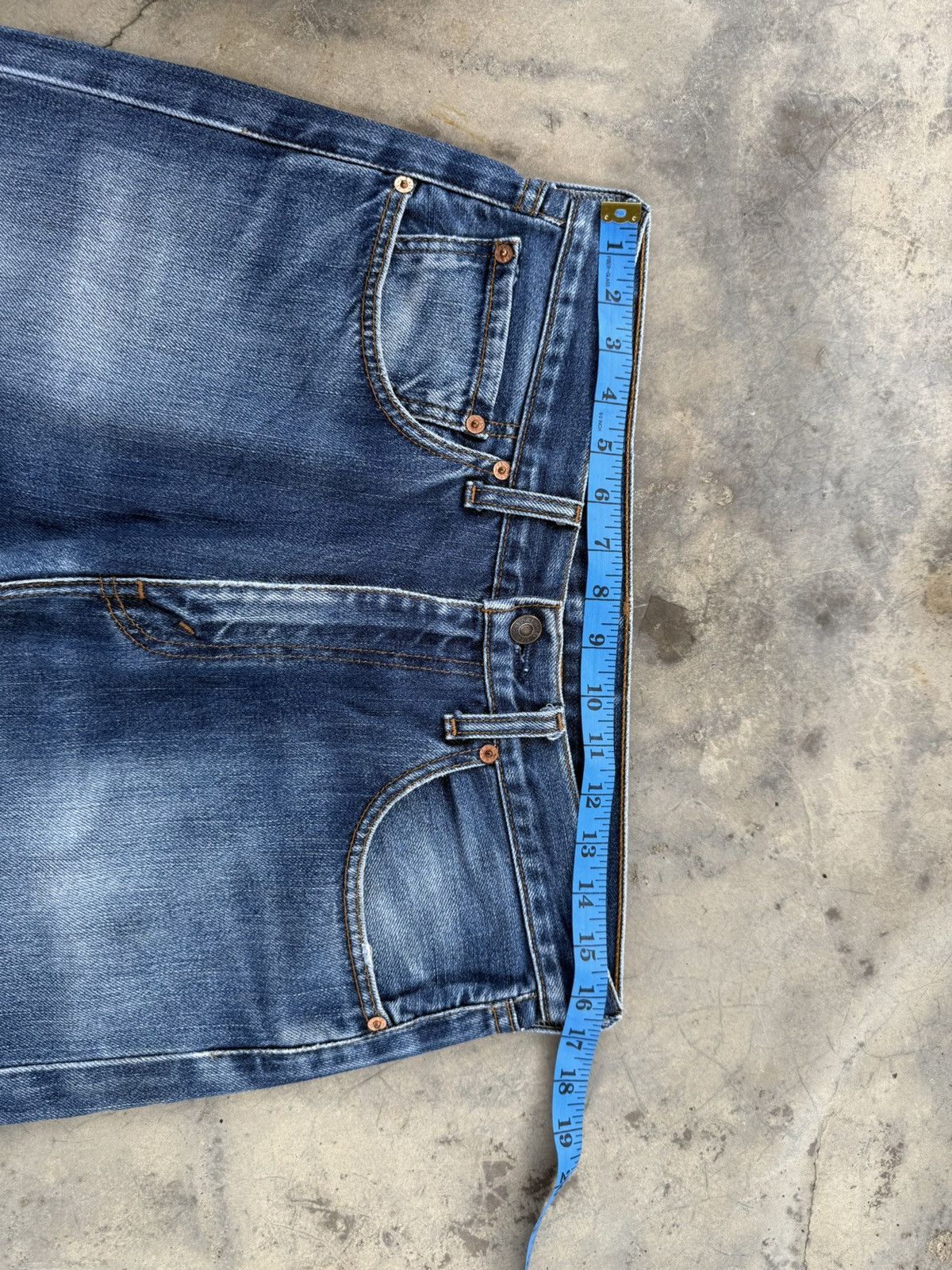 Levi's Vintage Clothing VINTAGE LEVI’S 512 FADED JEAN DENIM PANTS Size US 33 - 4 Thumbnail