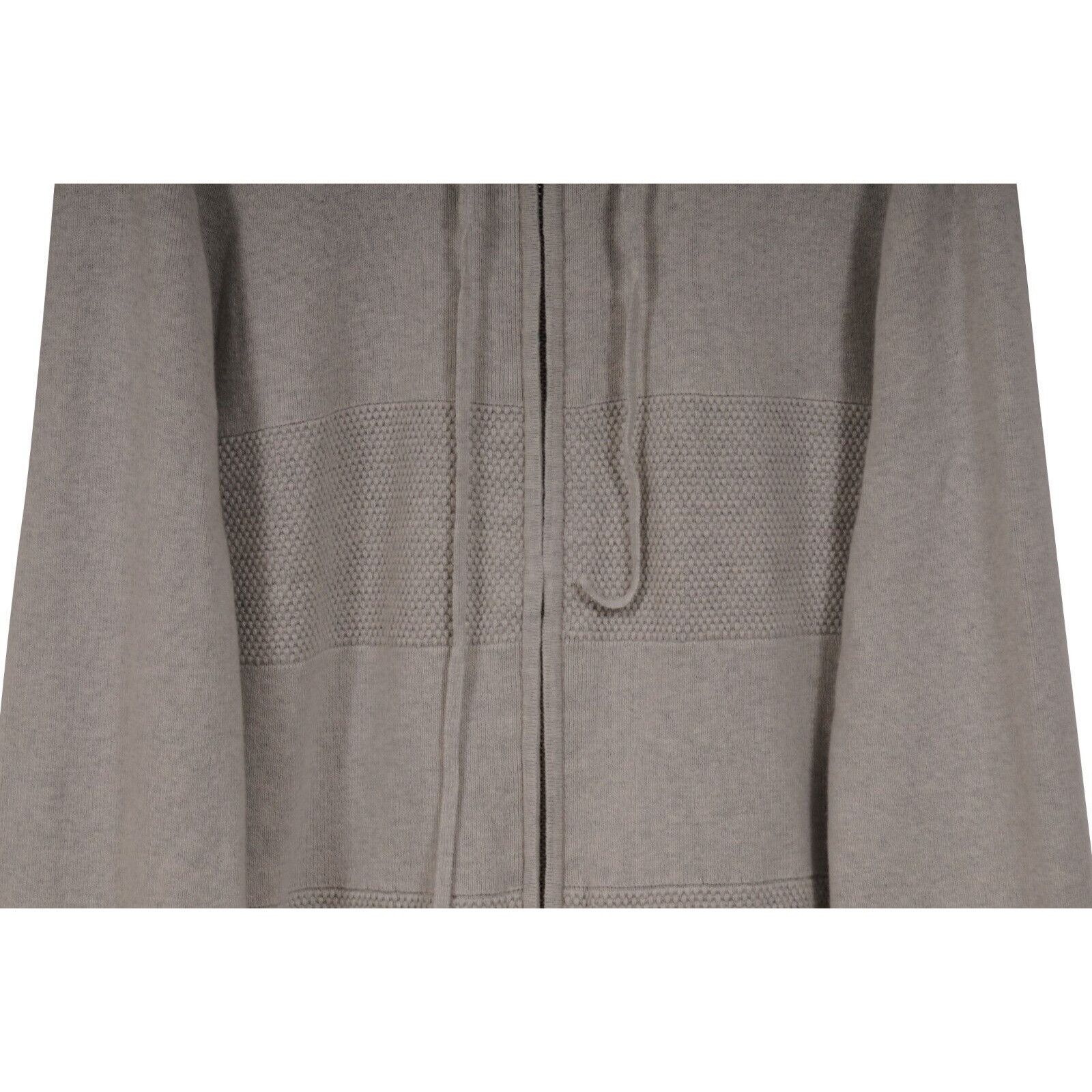 Helmut Lang Double Full Zip Up Hoodie Gray - 02390 Size US M / EU 48-50 / 2 - 3 Thumbnail