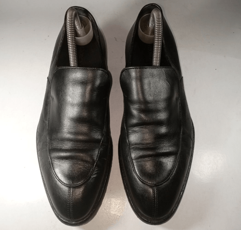 Giorgio Armani Giorgio Armani Leather Loafer Man Shoes Size US 6.5 / EU 39-40 - 2 Thumbnail