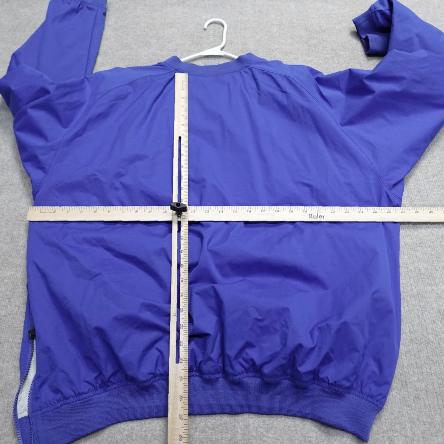 Nike Nike Team Jacket Mens XL Blue Cobalt V-Neck Lined Center Swoosh Size US XL / EU 56 / 4 - 6 Thumbnail