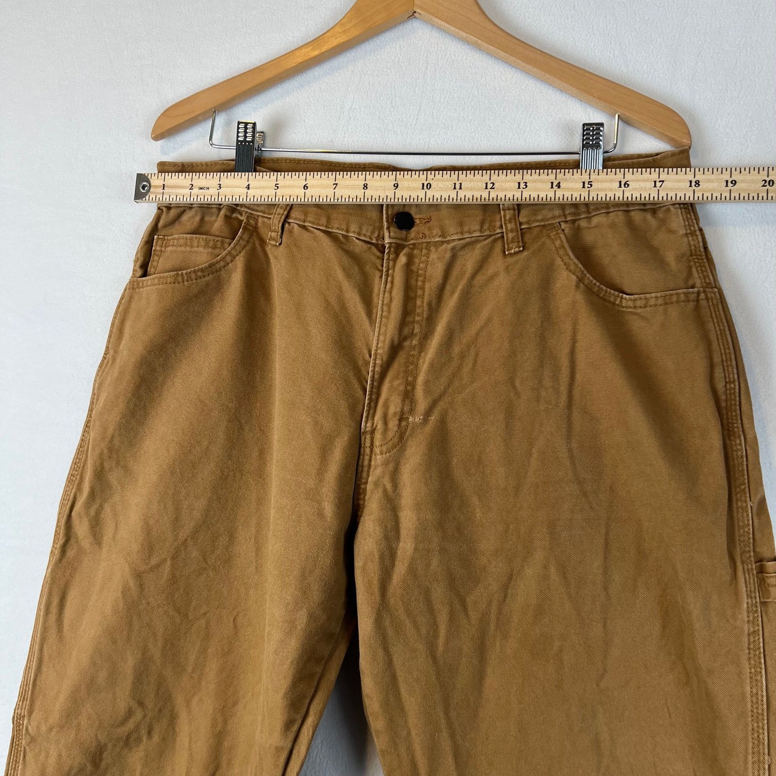 Dickies Dickies Pants Mens 34x30 Carpenter Utility Brown Painter Size US 34 / EU 50 - 5 Thumbnail