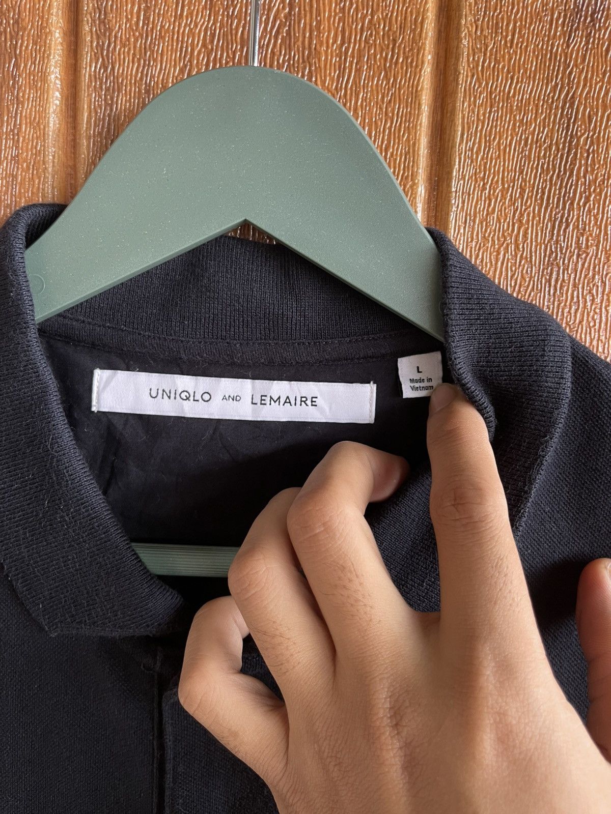 Lemaire × Uniqlo Hype🔥UNIQLO x LEMAIRE🔥Black Polo Tshirt Size US L / EU 52-54 / 3 - 4 Thumbnail