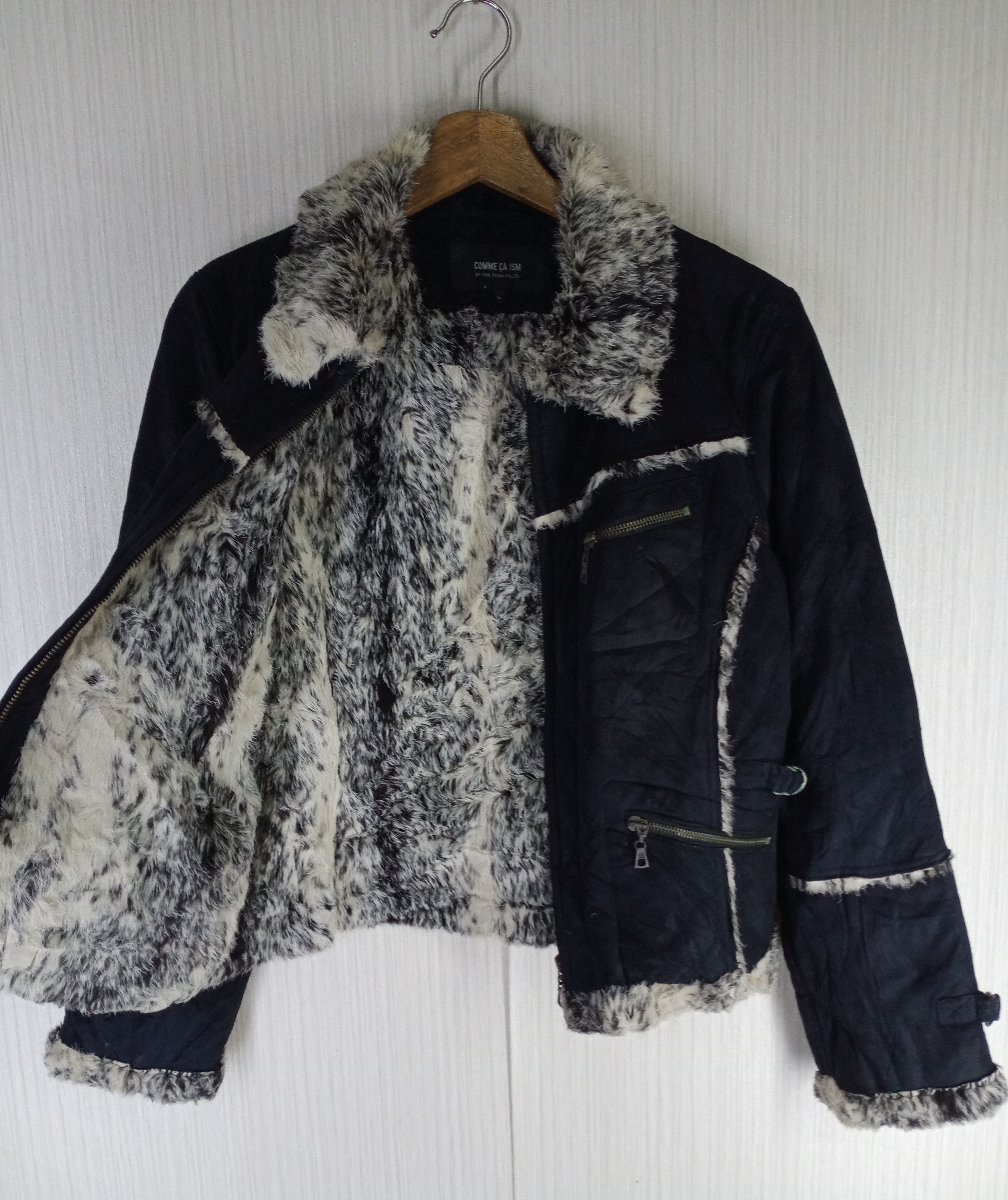 Comme Ca Ism Rare Comme Ca Ism Faux Fur Jacket Size M / US 6-8 / IT 42-44 - 2 Thumbnail