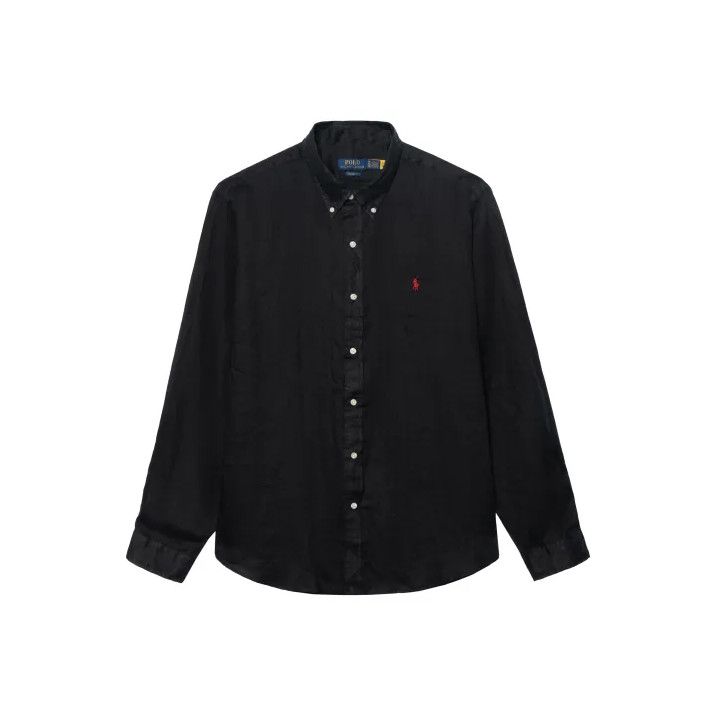 Polo Ralph Lauren Polo Ralph Lauren Men's Solid Pointed Collar Long-Sleeve Shirt Size US M / EU 48-50 / 2 - 1 Thumbnail
