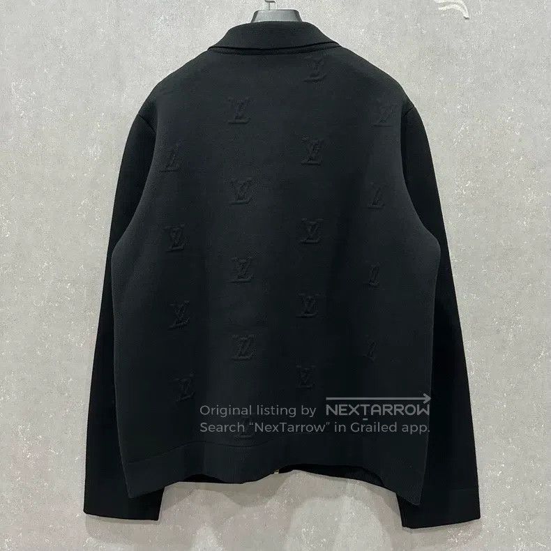 Louis Vuitton Louis Vuitton size 4l Embossed full-print knit jacket Size US M / EU 48-50 / 2 - 2 Thumbnail