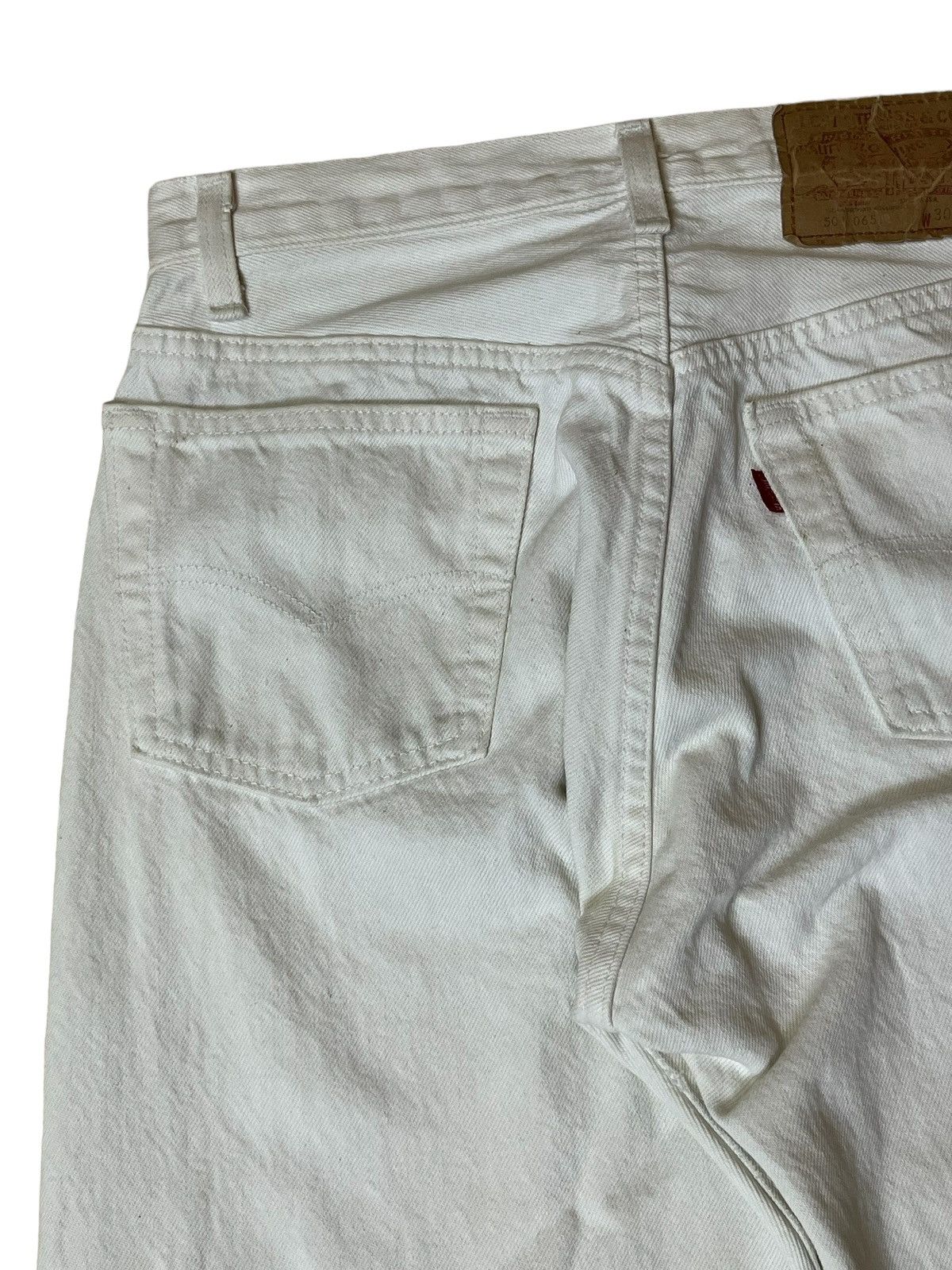 Levi's VINTAGE 80s LEVI’S 501-0651 MADE IN USA WHITE JEANS Size US 29 - 8 Thumbnail