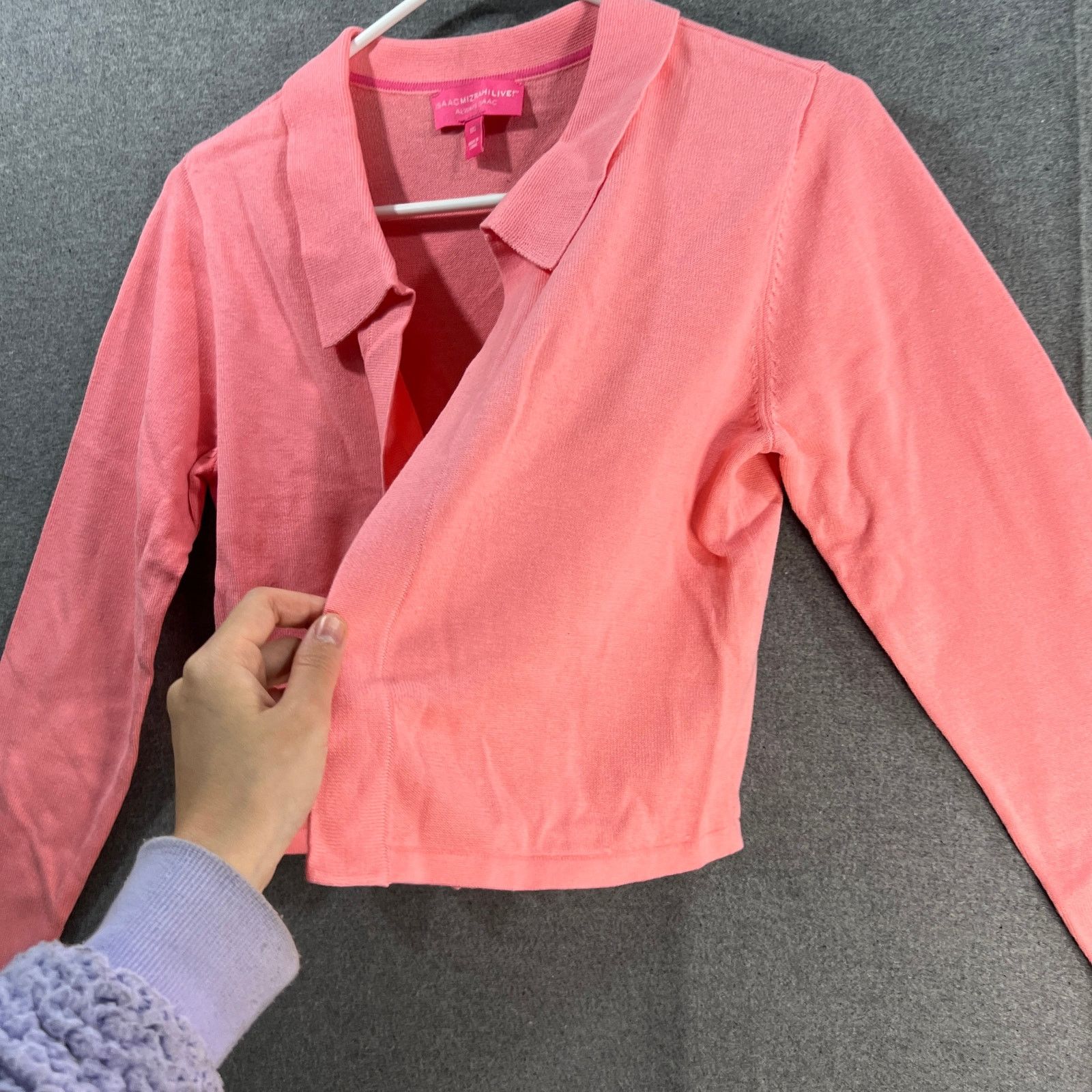 Isaac Mizrahi Isaac Mizrahi Live! Collared Sweater Cardigan Size XXS / US 00 / IT 34 - 5 Thumbnail