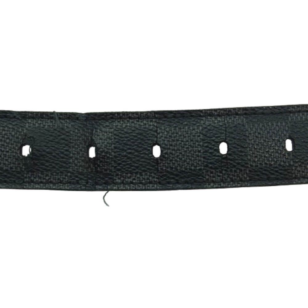 Louis Vuitton Louis Vuitton Black Damier Graphite Belt Size 34 - 7 Thumbnail