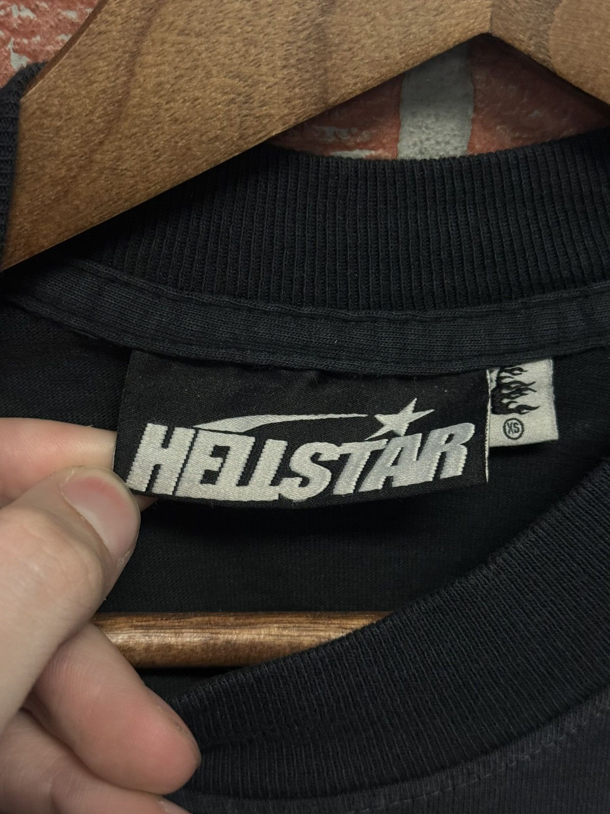 HELLSTAR Hellstar Black Logo Tee Shirt 100% Authentic Size XS Size US XS / EU 42 / 0 - 8 Thumbnail