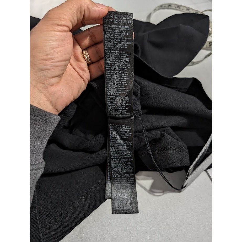 Balenciaga o1rshd1 Q:3 / Oversize Long Sleeve T-Shirt in Black Size US M / EU 48-50 / 2 - 15 Thumbnail