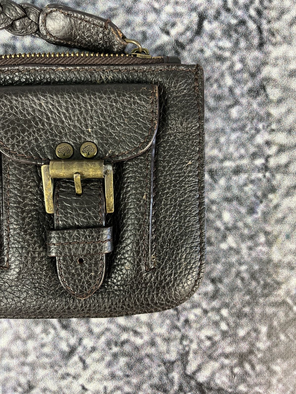 Mulberry Women’s Mulberry Vintage Leather Cosmetic Pouch Bag Makeup Size ONE SIZE - 2 Thumbnail