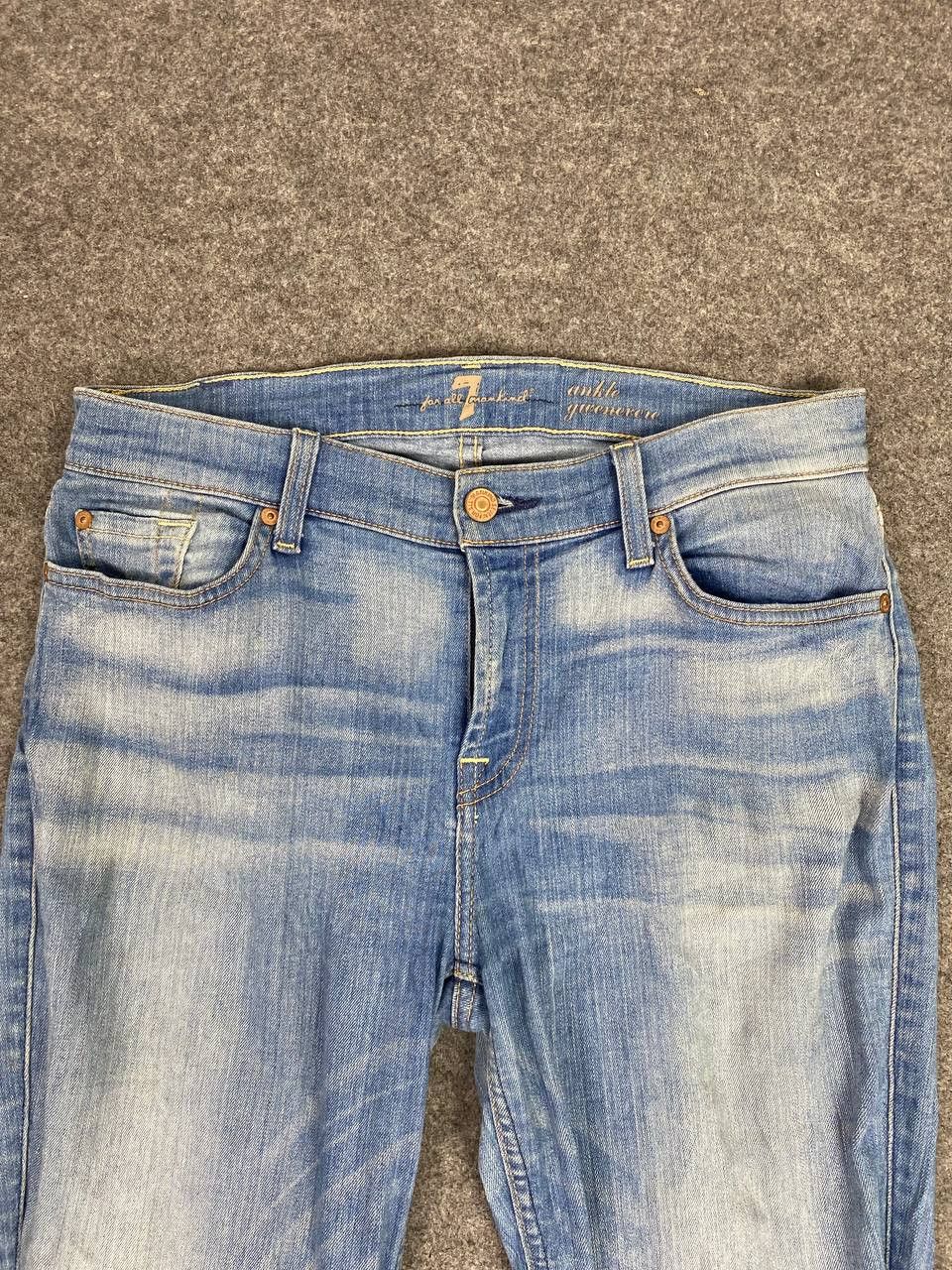 7 For All Mankind 7 for all mankind distressed denim nice design Size 32" / US 10 / IT 46 - 8 Thumbnail