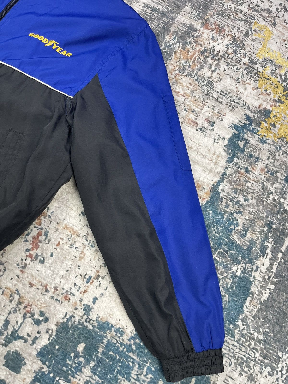 NASCAR Vtg 90s Goodyear Ice Navi 7 Zipper Jackets Size US L / EU 52-54 / 3 - 6 Thumbnail