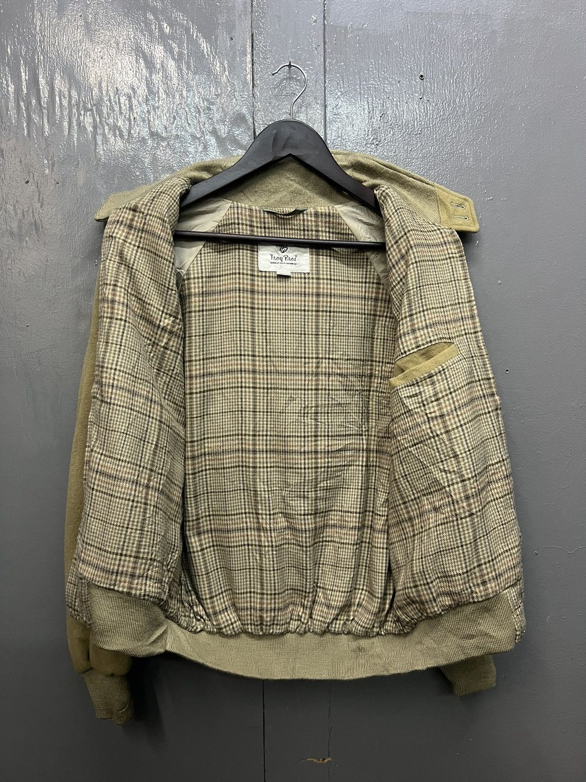 Vintage Vintage Troy Bros Wool Harrington Style Jacket Size US M / EU 48-50 / 2 - 5 Thumbnail