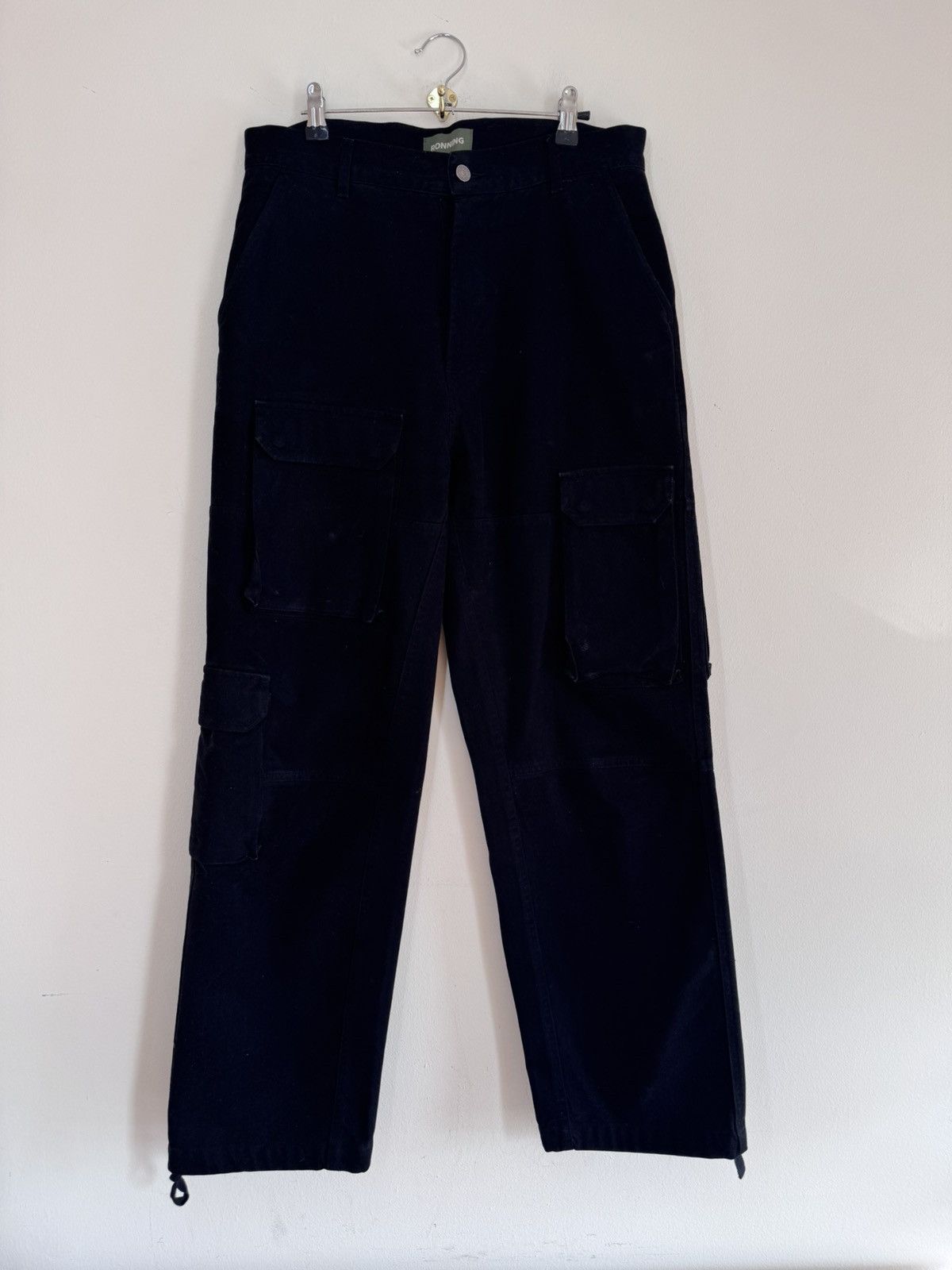 Ronning Ronning Heavy Cotton Cargo Pants Black 32 Size US 32 / EU 48 - 1 Thumbnail