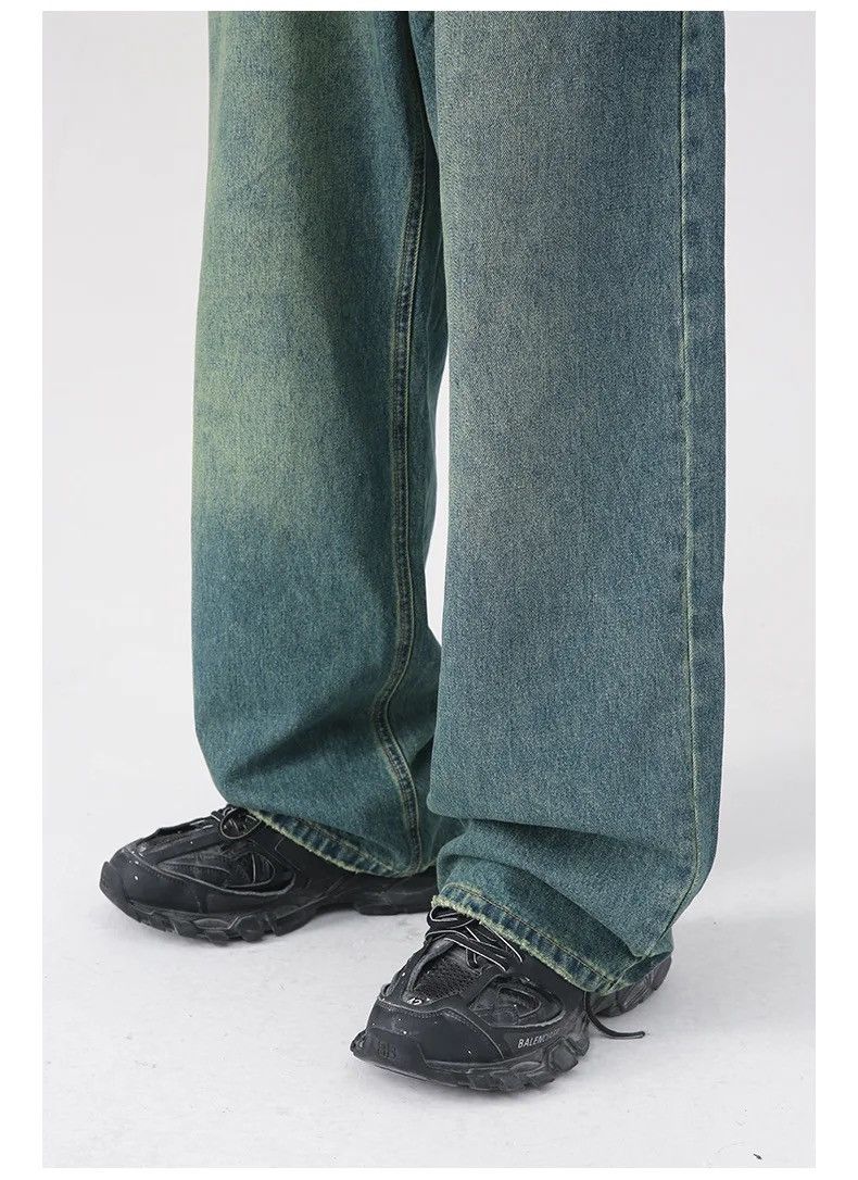 Japanese Brand Retro washed damaged baggy jeans y2k hip hop Size US 32 / EU 48 - 7 Thumbnail