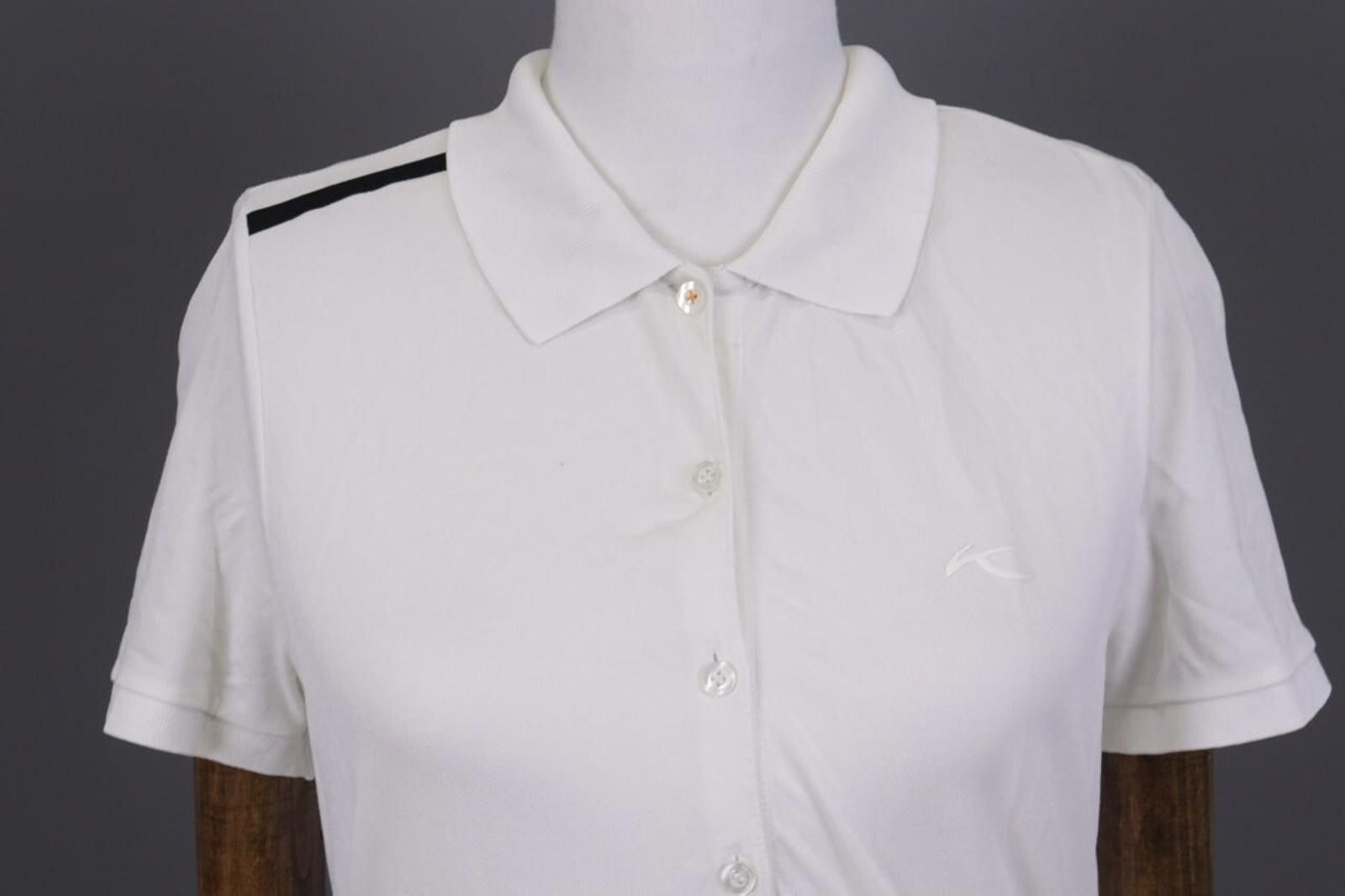 KJUS KJUS Systems White Short Sleeve Polo Shirt Size M / 38 Size M / US 6-8 / IT 42-44 - 2 Thumbnail