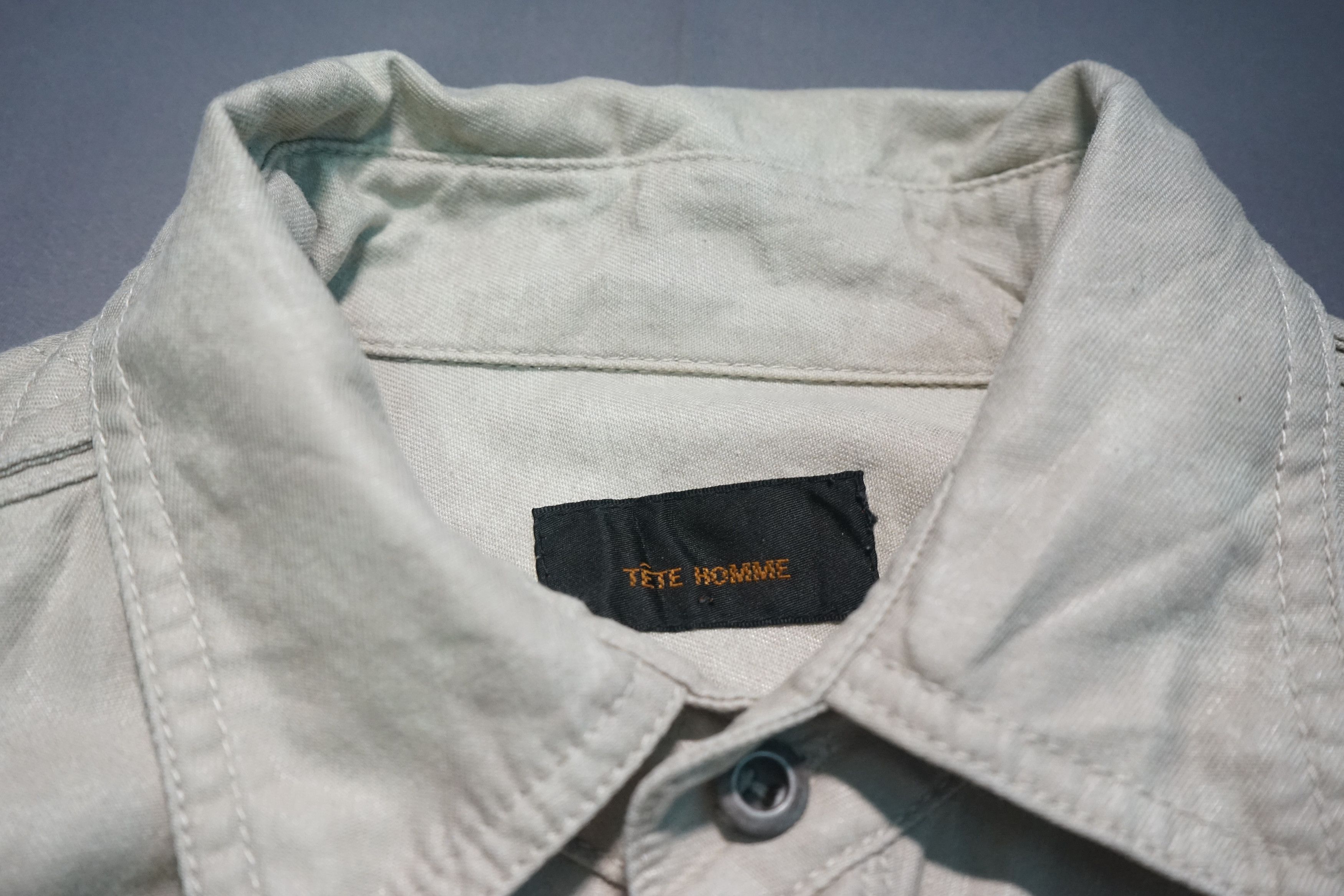 Issey Miyake Issey Miyake Tete Homme Button Shirt Vkei Style Size US S / EU 44-46 / 1 - 4 Thumbnail