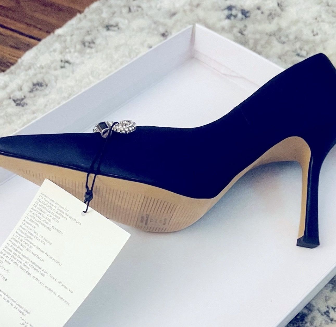 Other Navy Satin Holiday Bow Pump Size US 6 / IT 36 - 6 Thumbnail