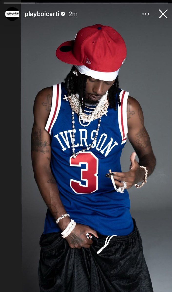 Champion × Vintage Vintage Champion NBA Sixers Iverson #3 Jersey Size US M / EU 48-50 / 2 - 3 Thumbnail